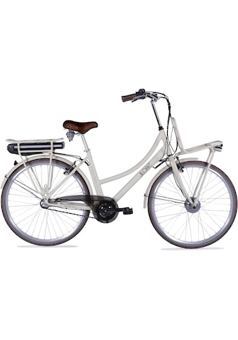 LLobe E-Bike »Rosendaal Lady 13,2 Ah«, 3 Gang, Frontmotor 250 W, Gepäckträger vorne kaufen