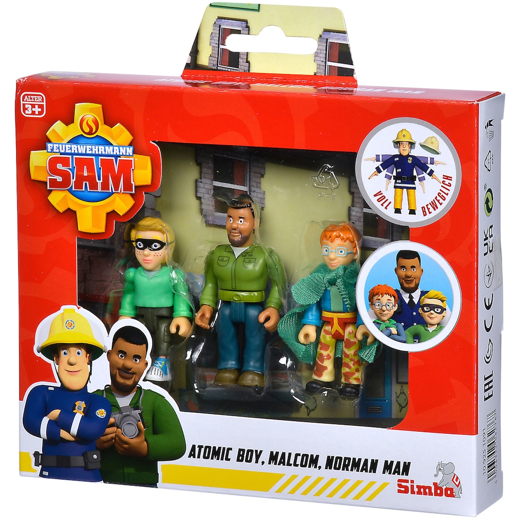 SIMBA Spielfigur »Feuerwehrmann Sam, Superhelden Figurenset«