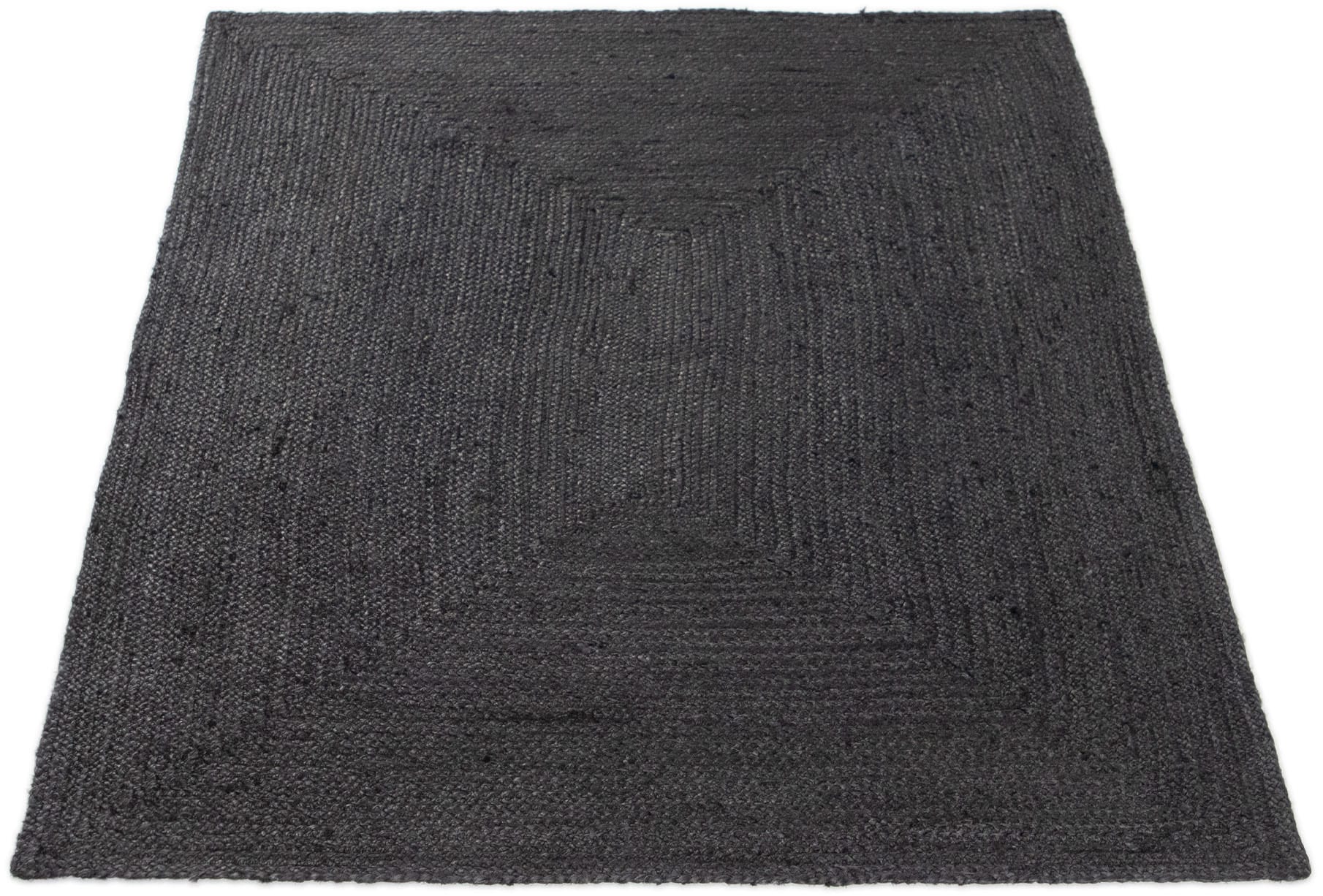 carpetfine Teppich »Nele Juteteppich Naturfaser«, rechteckig, 6 mm Höhe, geflochtener Wendeteppich aus 100% Jute, quadratisch und als Läufer