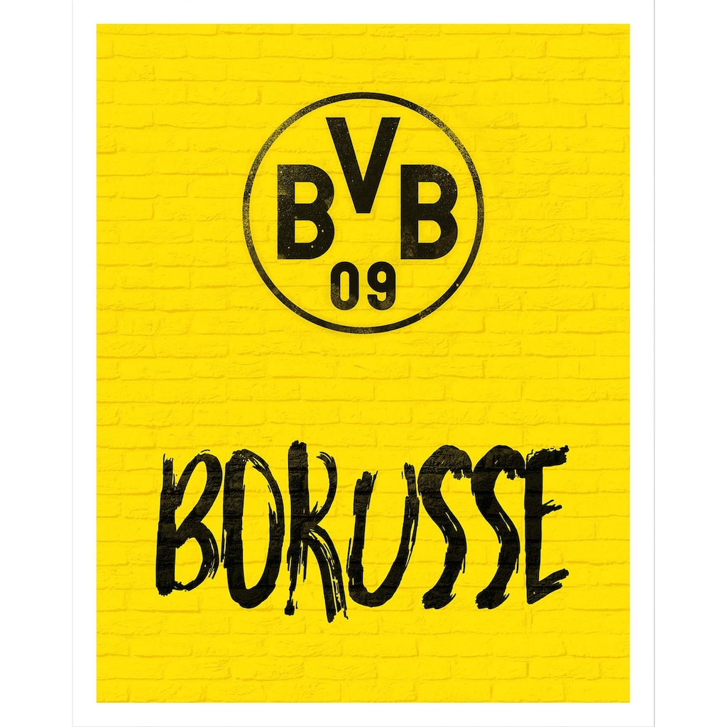 Wall-Art Poster »BVB Borusse Fußball Deko«, (Set)