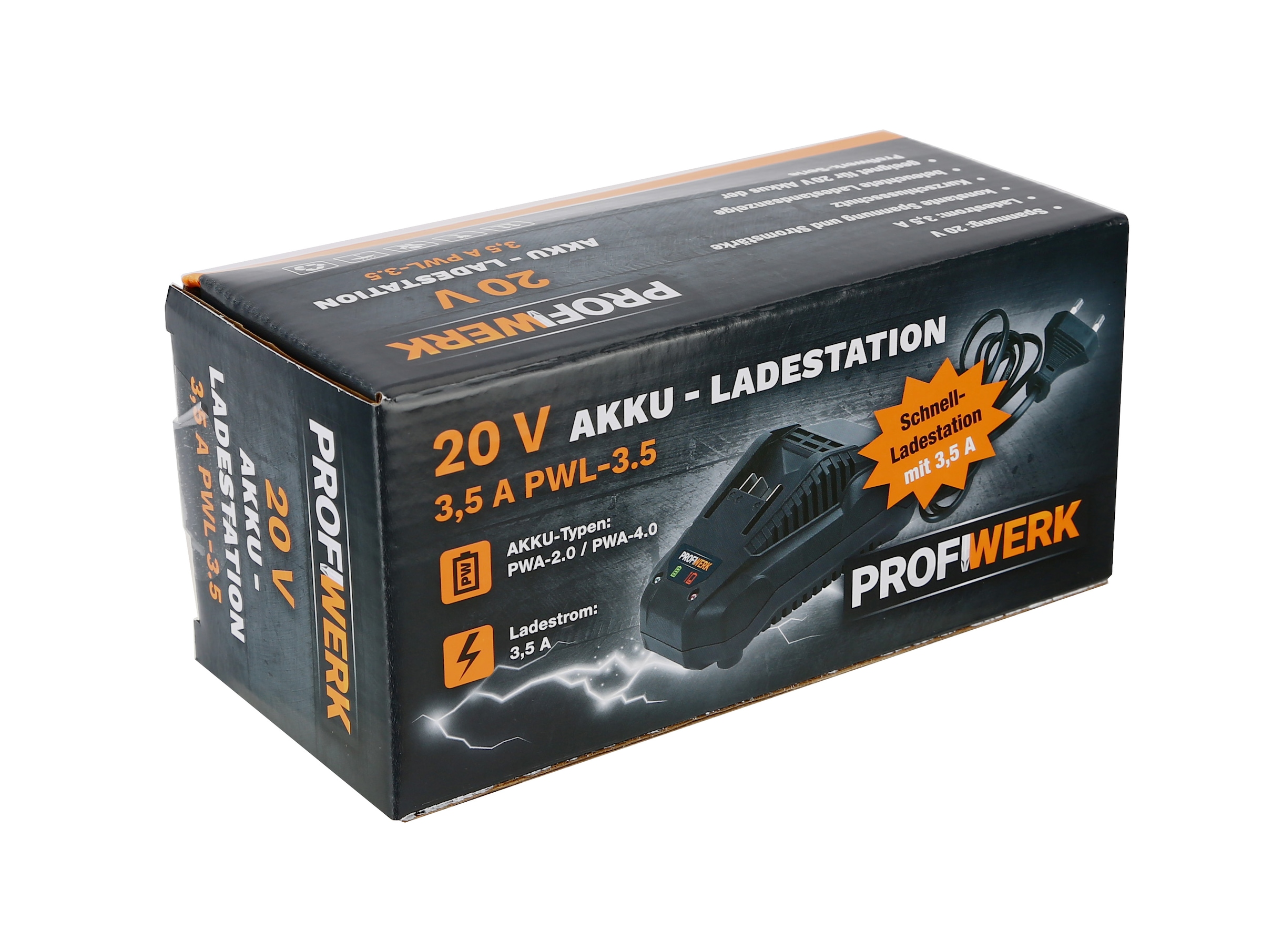 Profiwerk Werkzeug-Akku-Ladetechnik »Ladestation 20V, 3,5A PWL-3.5«