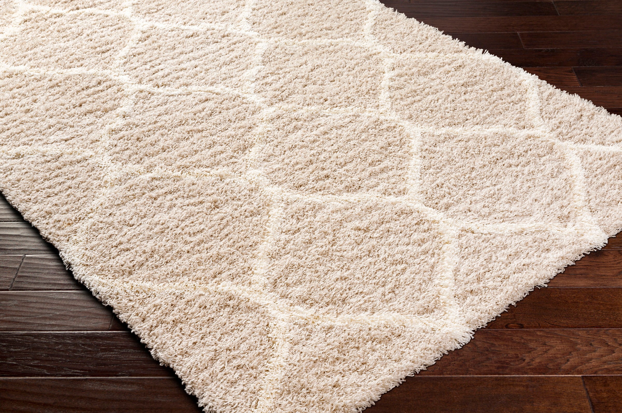 Livabliss Hochflor-Teppich »SMOLENSK« rechteckig 52 mm Höhe Flauschig, Langflor, Weich, Boho Wohnzimmerteppich, Grau