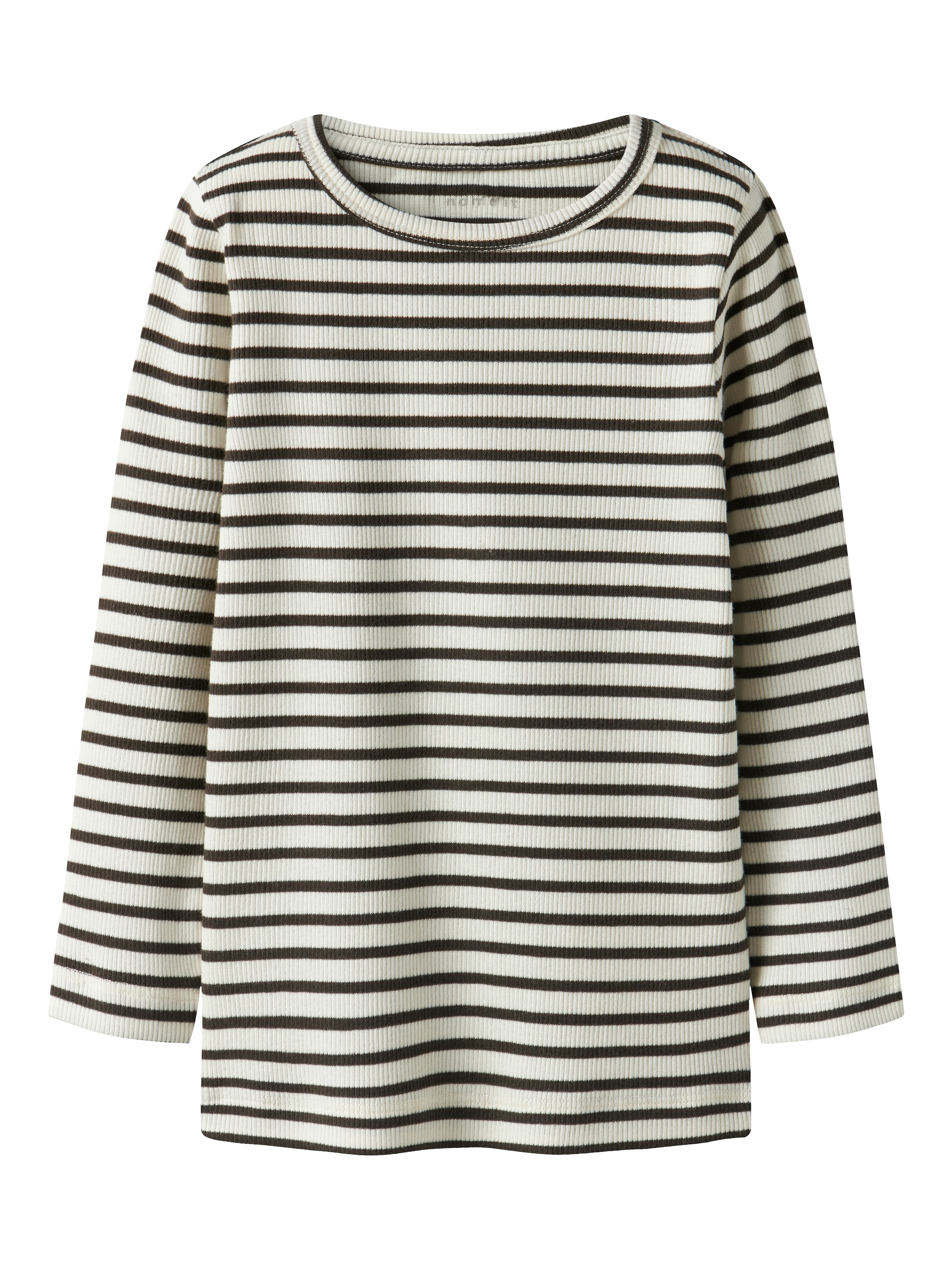 Name It Langarmshirt »NMNBANI LS XSL TOP NOOS«, Ringel-Look in toller Rippen-Qualität
