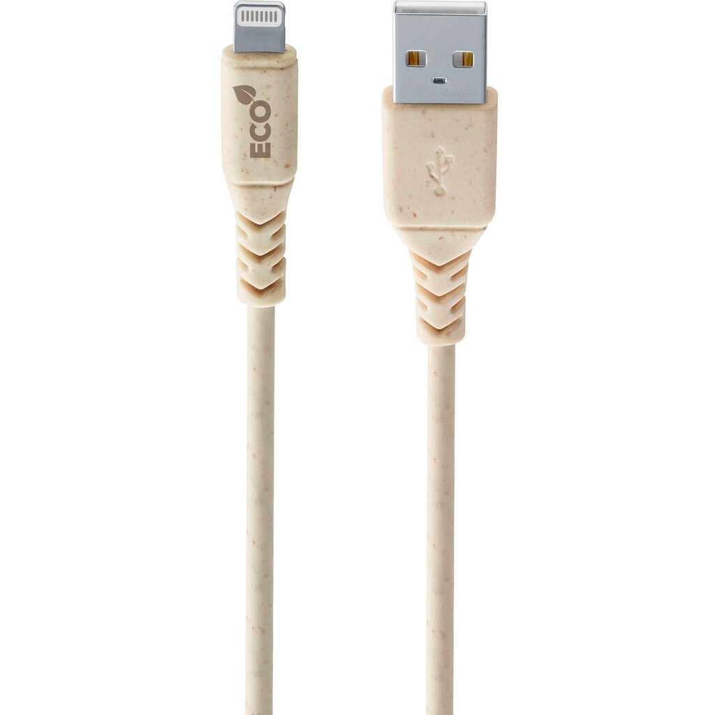 Cellularline Smartphone-Kabel »BECOME ECO-Kabel USB zu LIGHTNING«, USB-Lightning, 120 cm