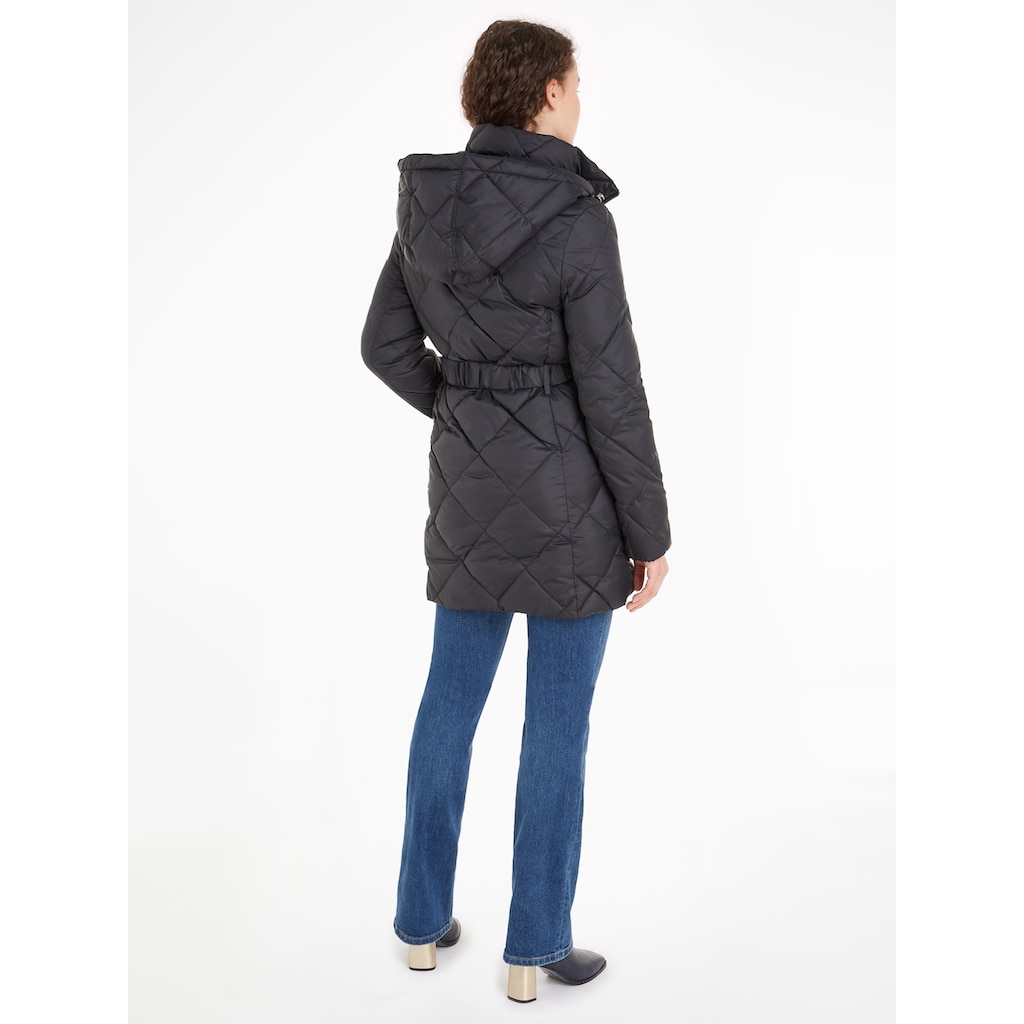 Tommy Hilfiger Steppmantel »ELEVATED BELTED QUILTED COAT«