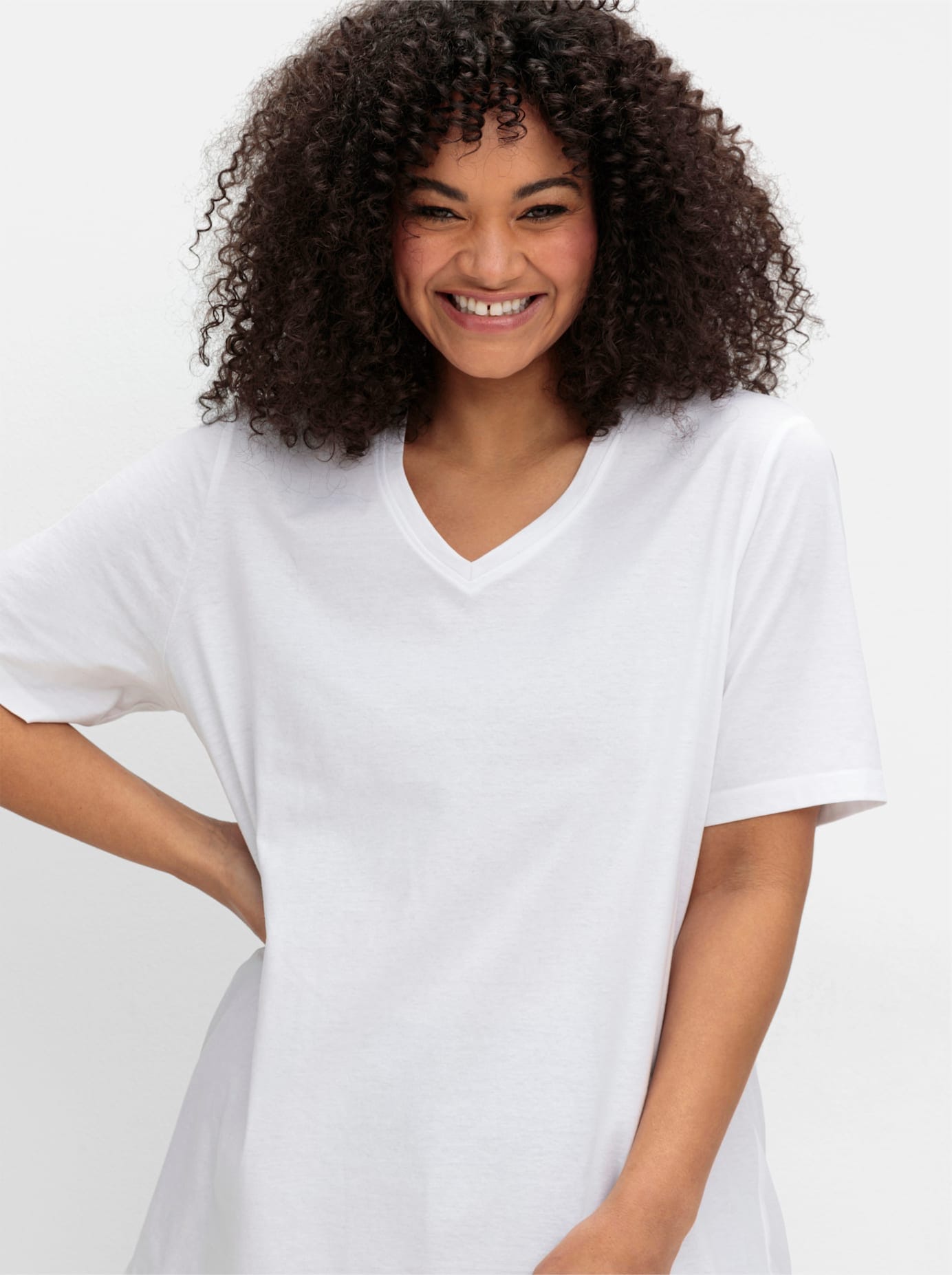 Sheego T-Shirt »T-Shirt«, (1 tlg.)