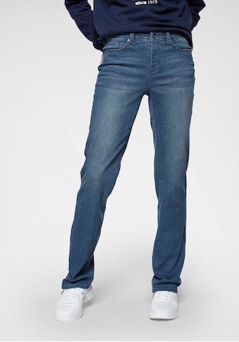 H.I.S Straight-Jeans »High-Waist«, Ökologische, wassersparende Produktion durch OZON WASH kaufen