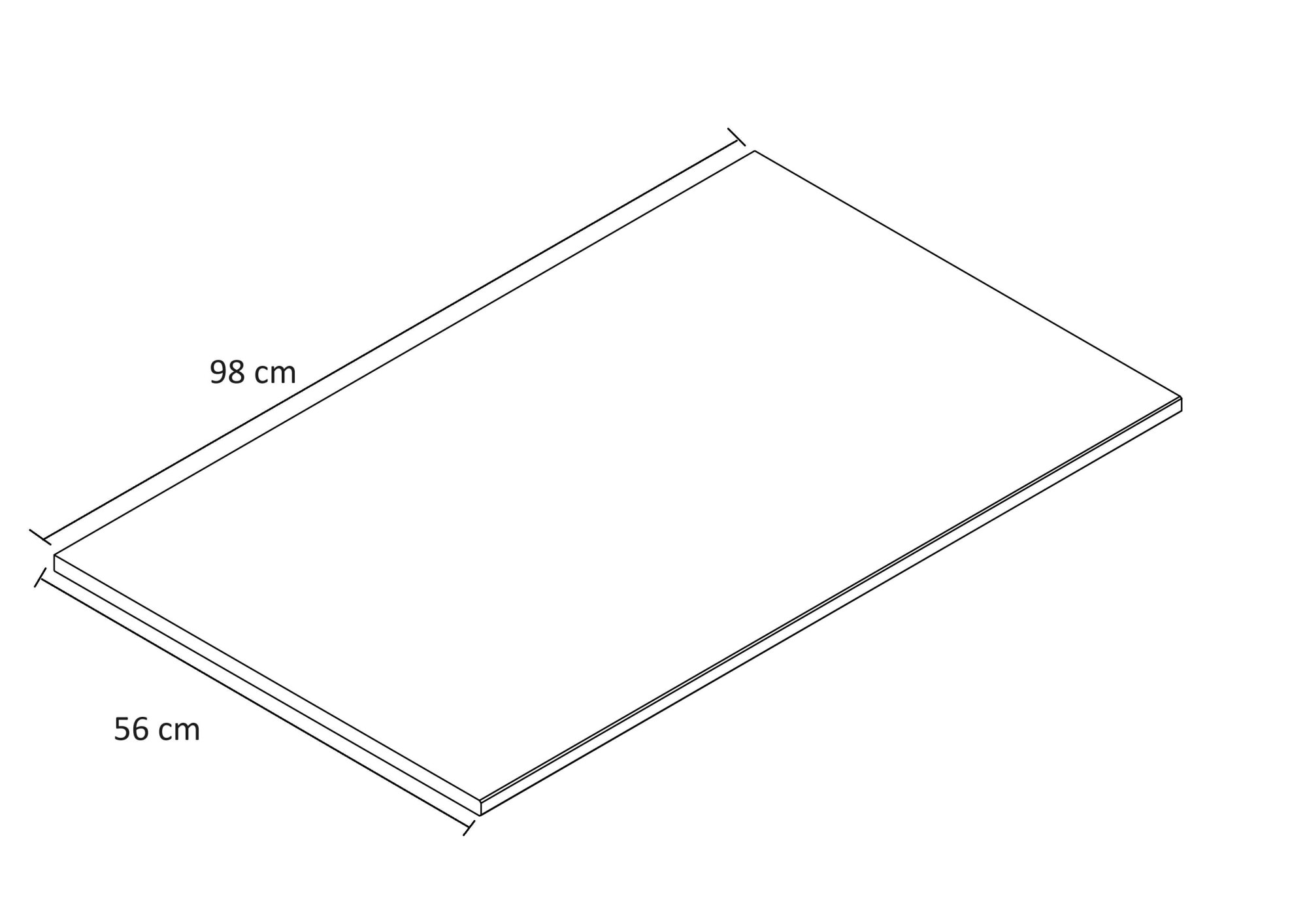 Home affaire Einlegeboden »Hällevik Inneneinteilung, Stauraum, Zubehör für Schränke,« Einlegeboden für Schrank Hällevik mit 2 Türen