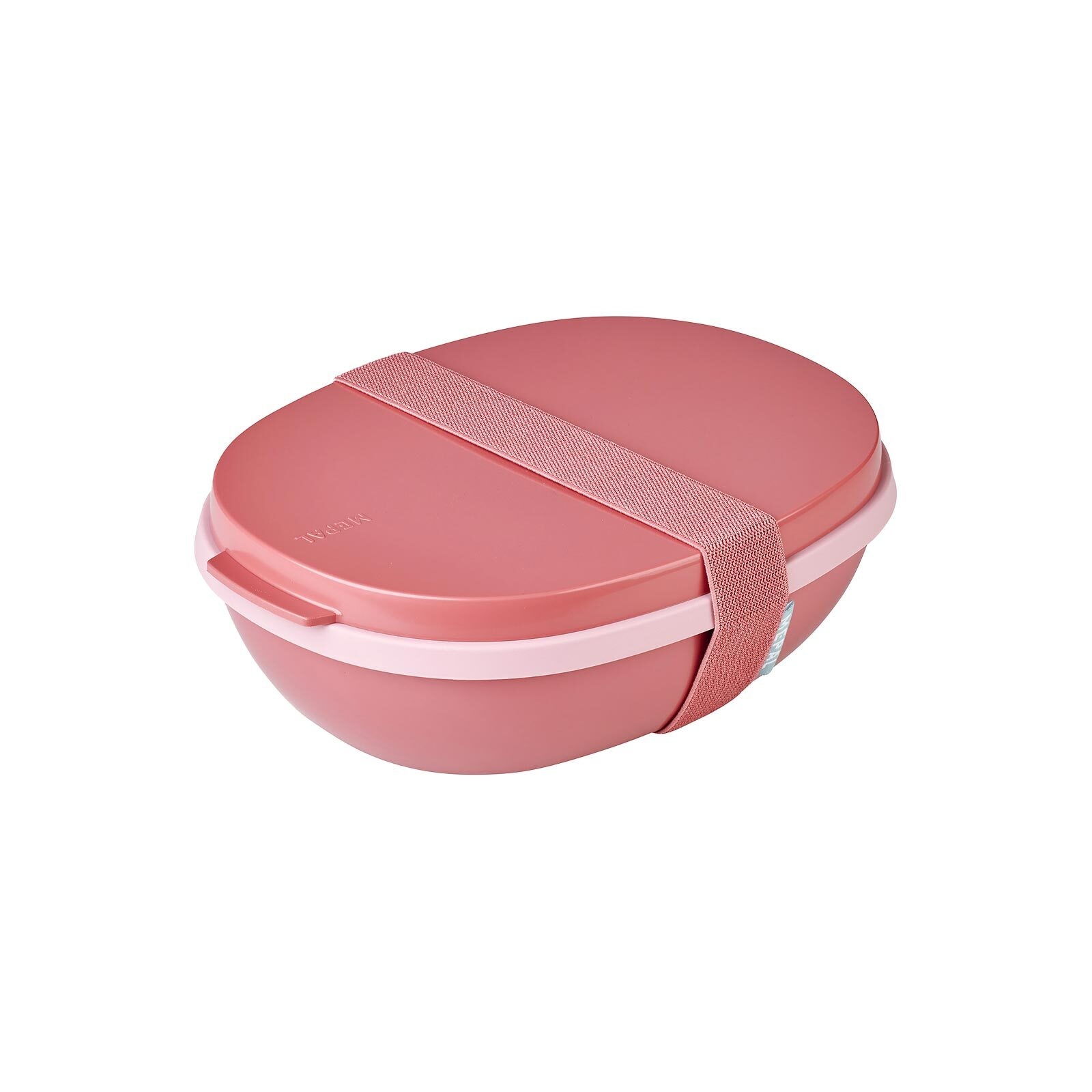 Mepal Lunchbox »Lunchbox Duo mit Besteck Ellipse 22,5 x 17,5 cm«, (2 tlg.)