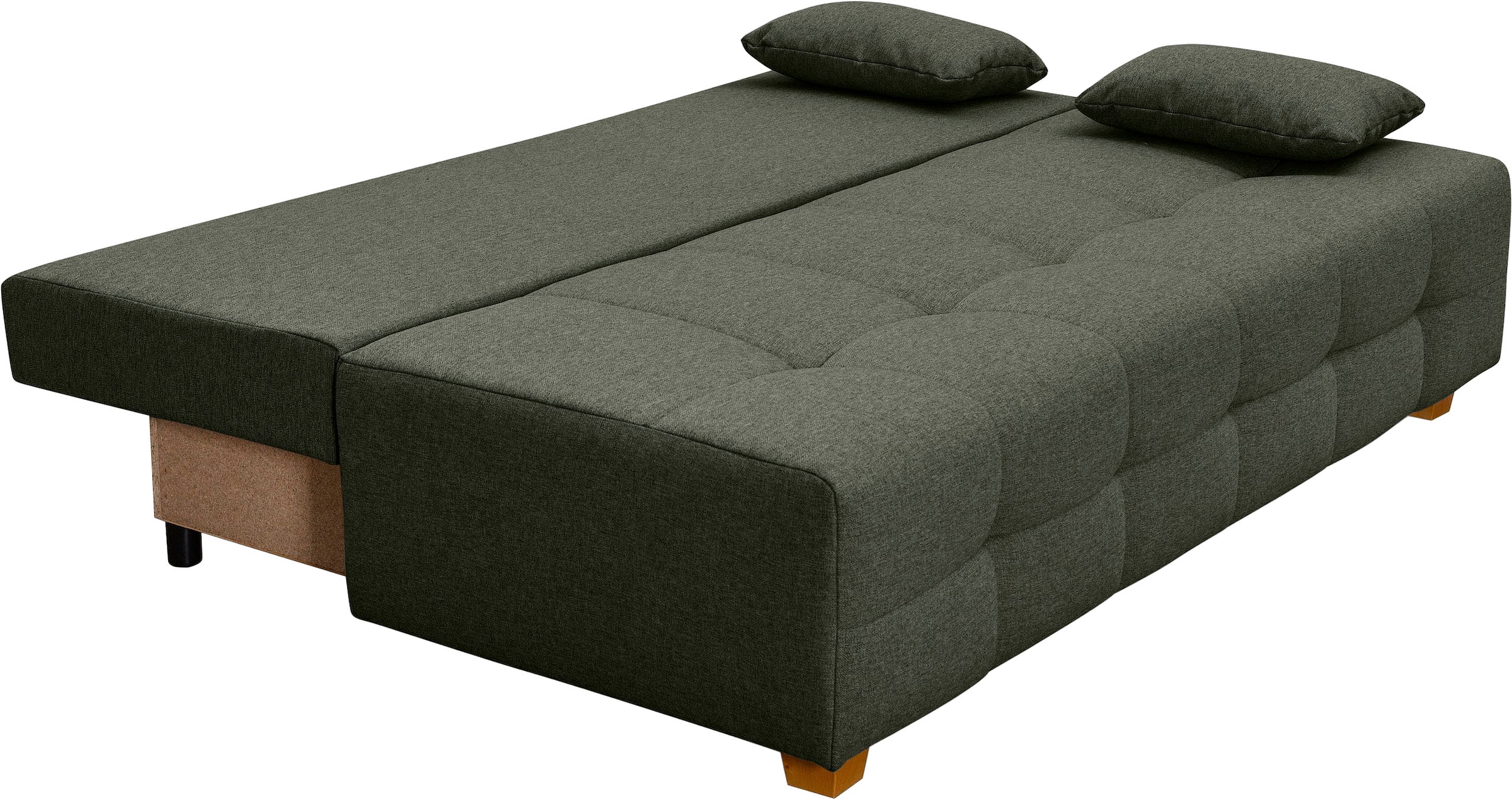 COLLECTION AB Schlafsofa »Bella«, Schlafsofa,Bettkasten,Bonellfederkern,Rückenkissen,Armlehnenkissen