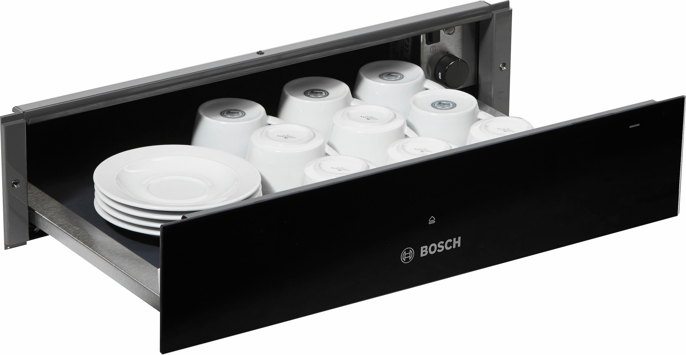 BOSCH, Einbau-Wärmeschublade »BIC510NB0« Mit intuitive Touch-Bedienung, schwarz, Einbau-Wärmeschublade