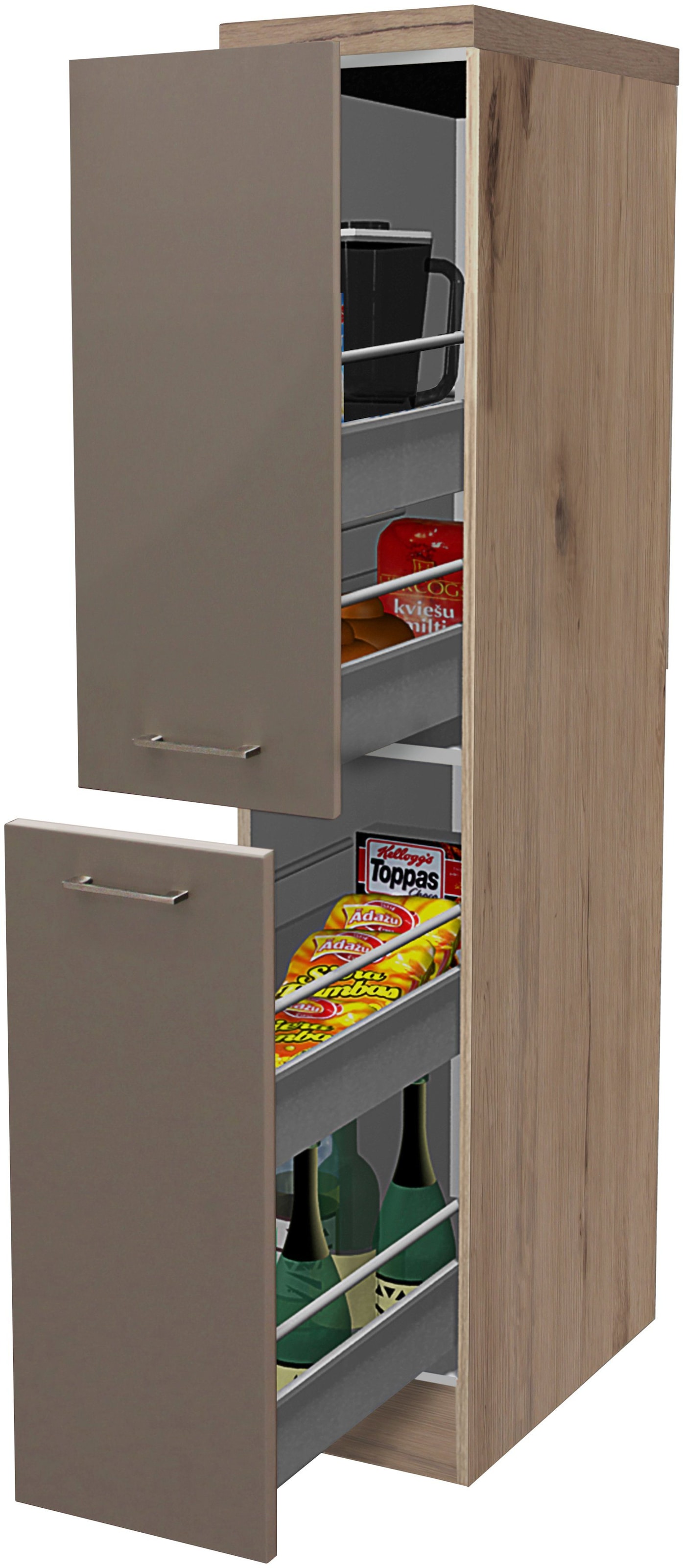 162 H 60 Apothekerschrank 30 cm, Flex-Well »Riva«, x mit x Ablagen ♕ 4 x T) bei x (B