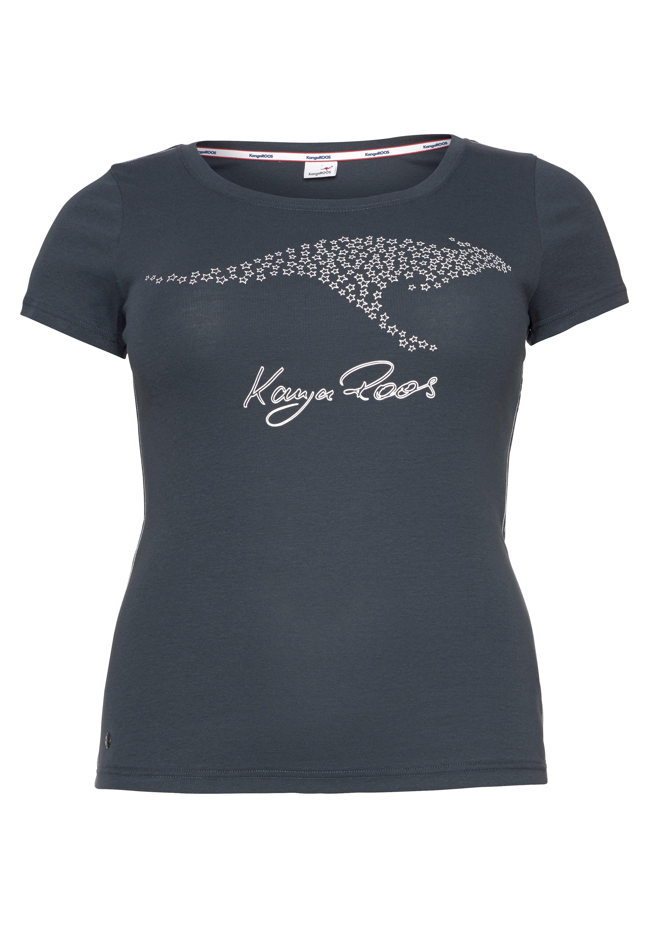 KangaROOS T-Shirt, Kurzarm, sehr figurbetonte Passform
