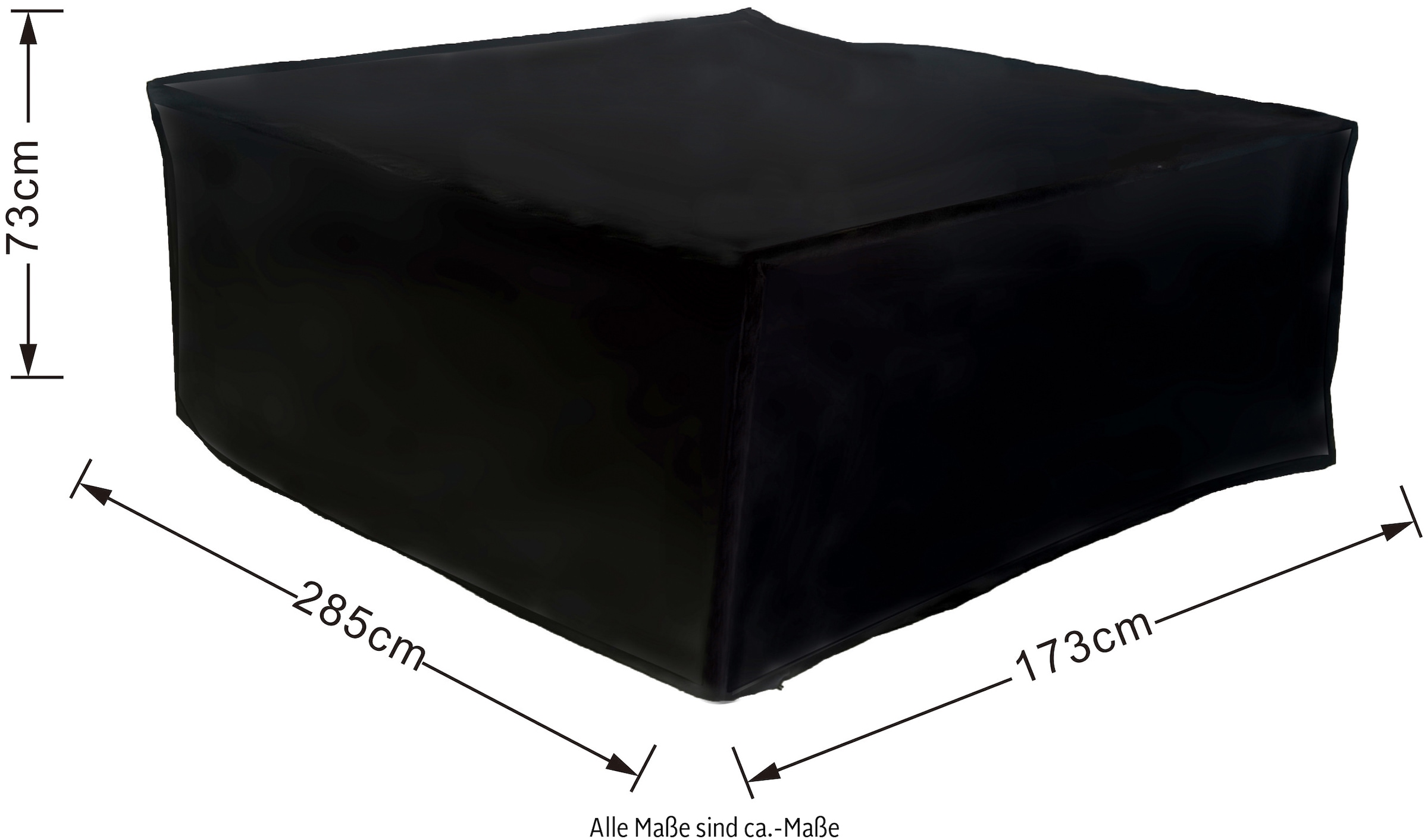 KONIFERA Gartenmöbel-Schutzhülle »»Miami«« LxBxH: 285x 173 x73 cm