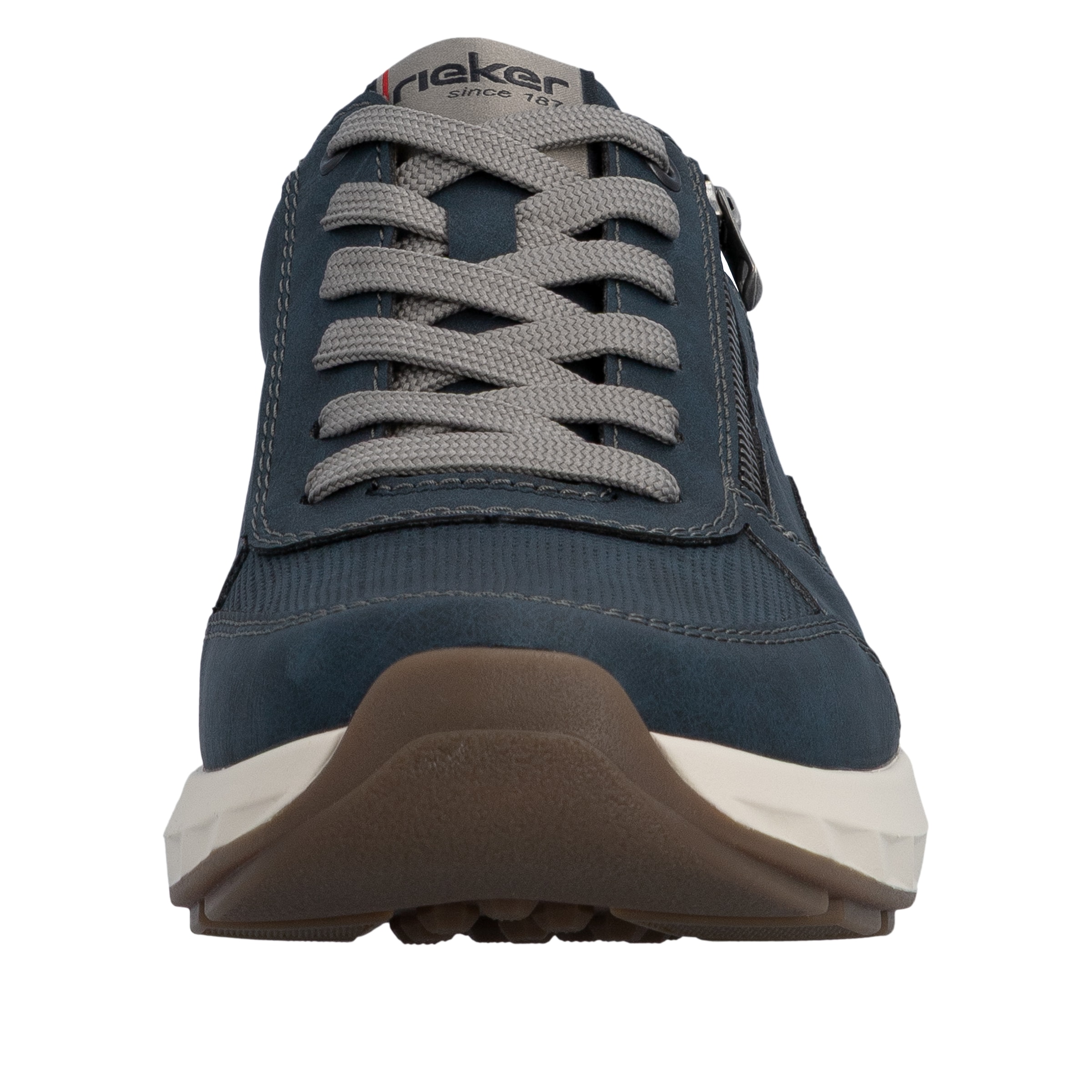 Rieker Sneaker  Schnürschuh, Halbschuh, Freizeitschuh mit Reißverschluss seitlich