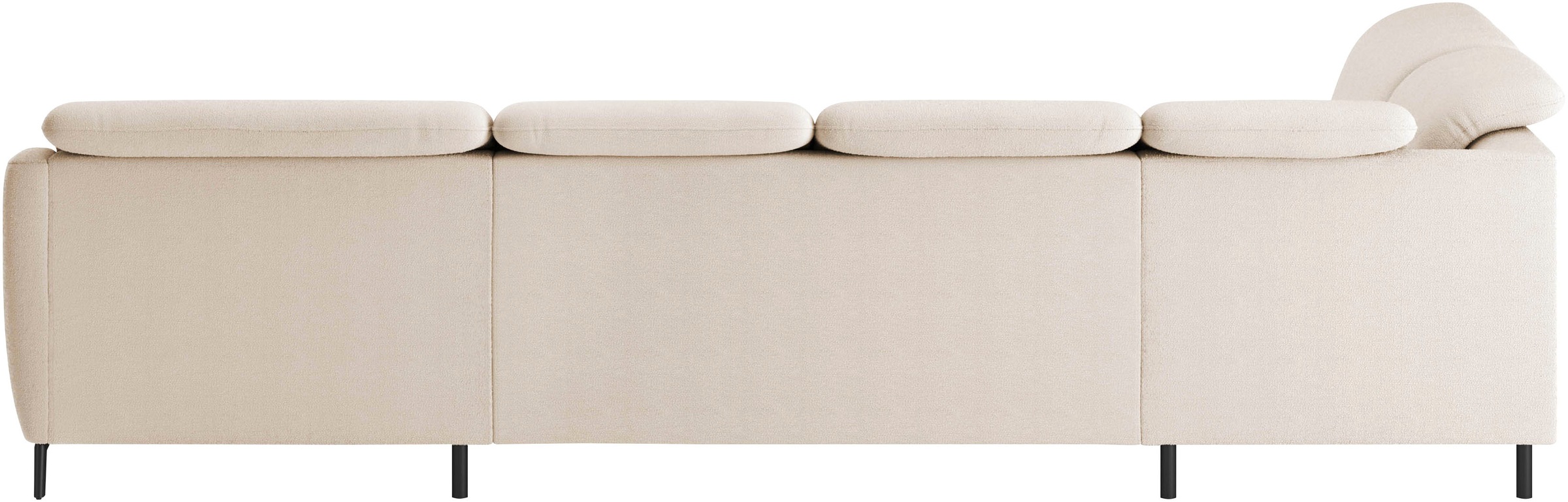 sit&more Wohnlandschaft »Blues U-Form«, inkl. Kopfteilverstellung, wahlweise mit Klapptisch und USB