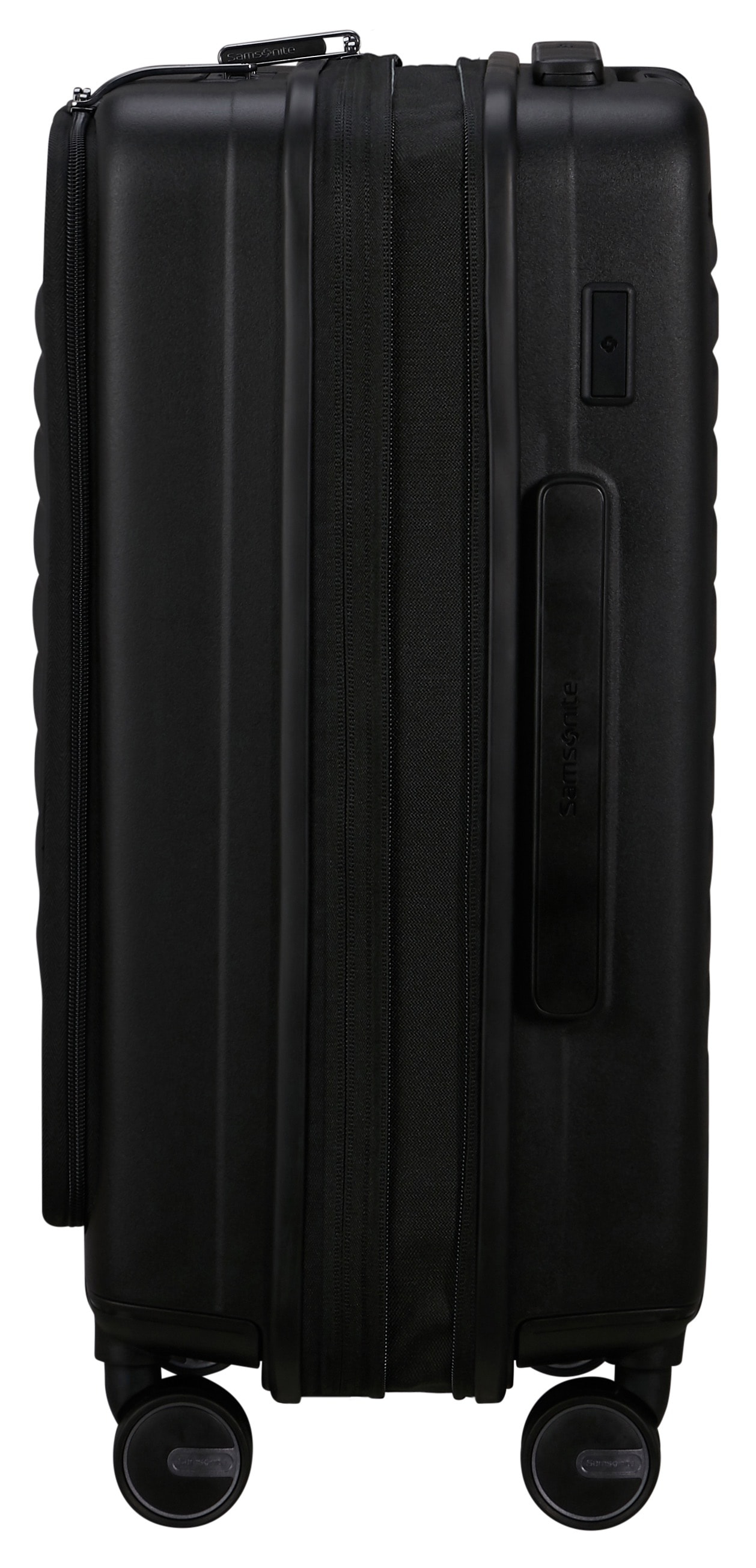Samsonite Hartschalen-Trolley »RESTACKD, verschiedene Größen und Farben«, (mit Packtaschen), 4 Rollen, Reisekoffer mit TSA Schloss Volumenerweiterung Packtaschen