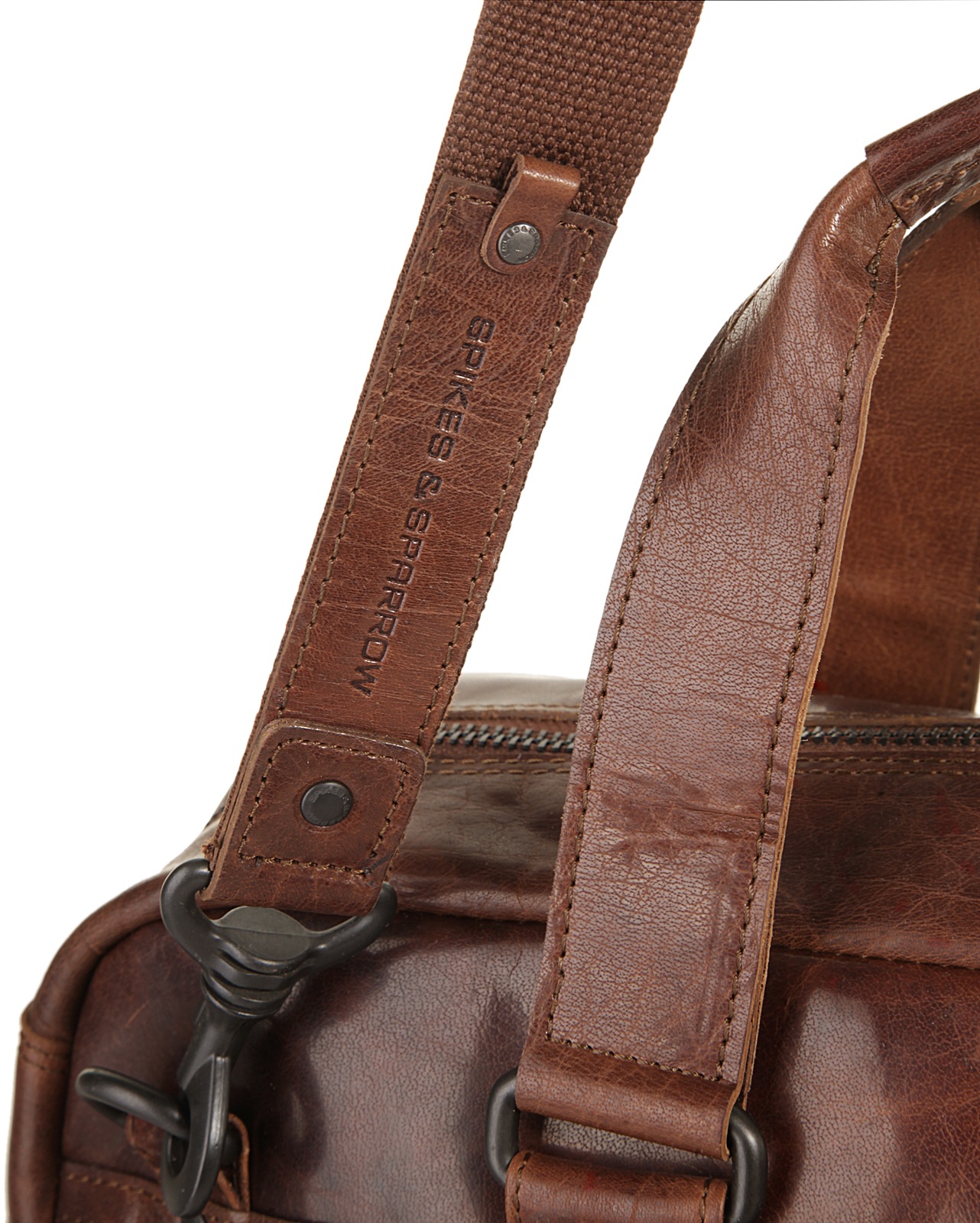 Spikes & Sparrow Reisetasche echt Leder