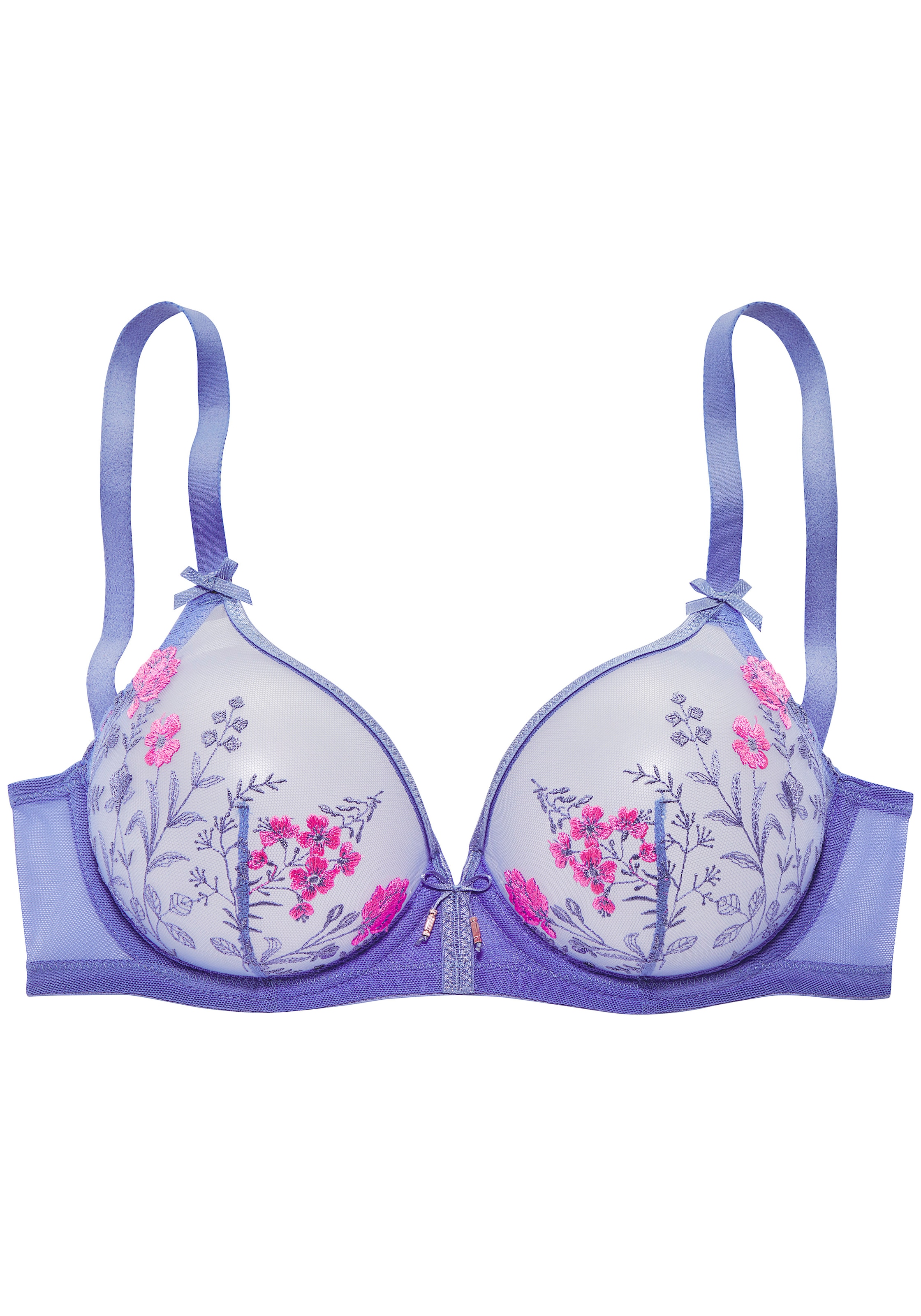 LASCANA Bügel-BH »Maria« mit Blumen aus edler Stickereispitze – auch ideal für große Größen