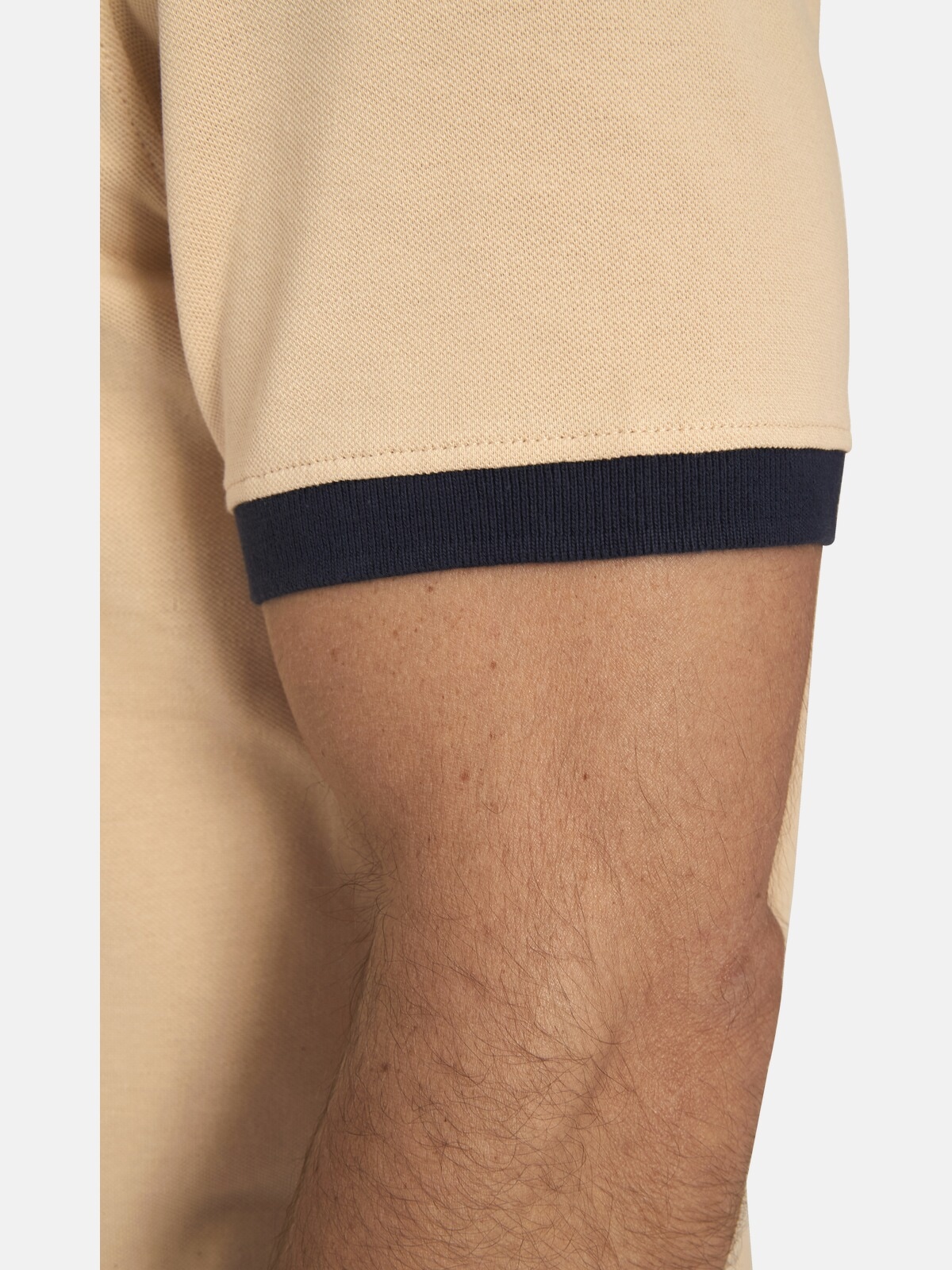Jan Vanderstorm Poloshirt »Doppelpack Poloshirt ELJAR«, (2 tlg.), mit lässigen Saumschlitzen