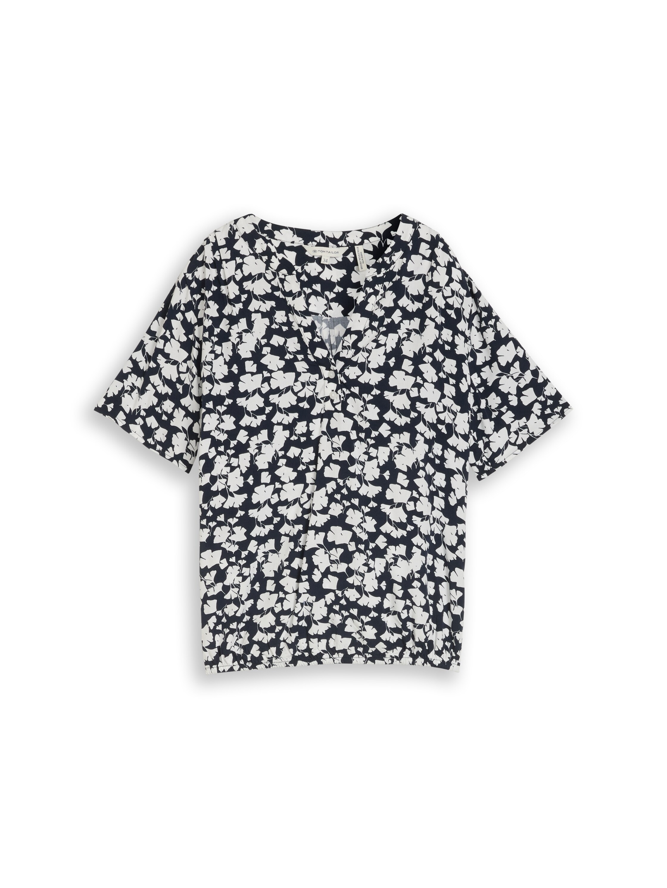 TOM TAILOR Klassische Bluse »Regular« mit All-Over Print