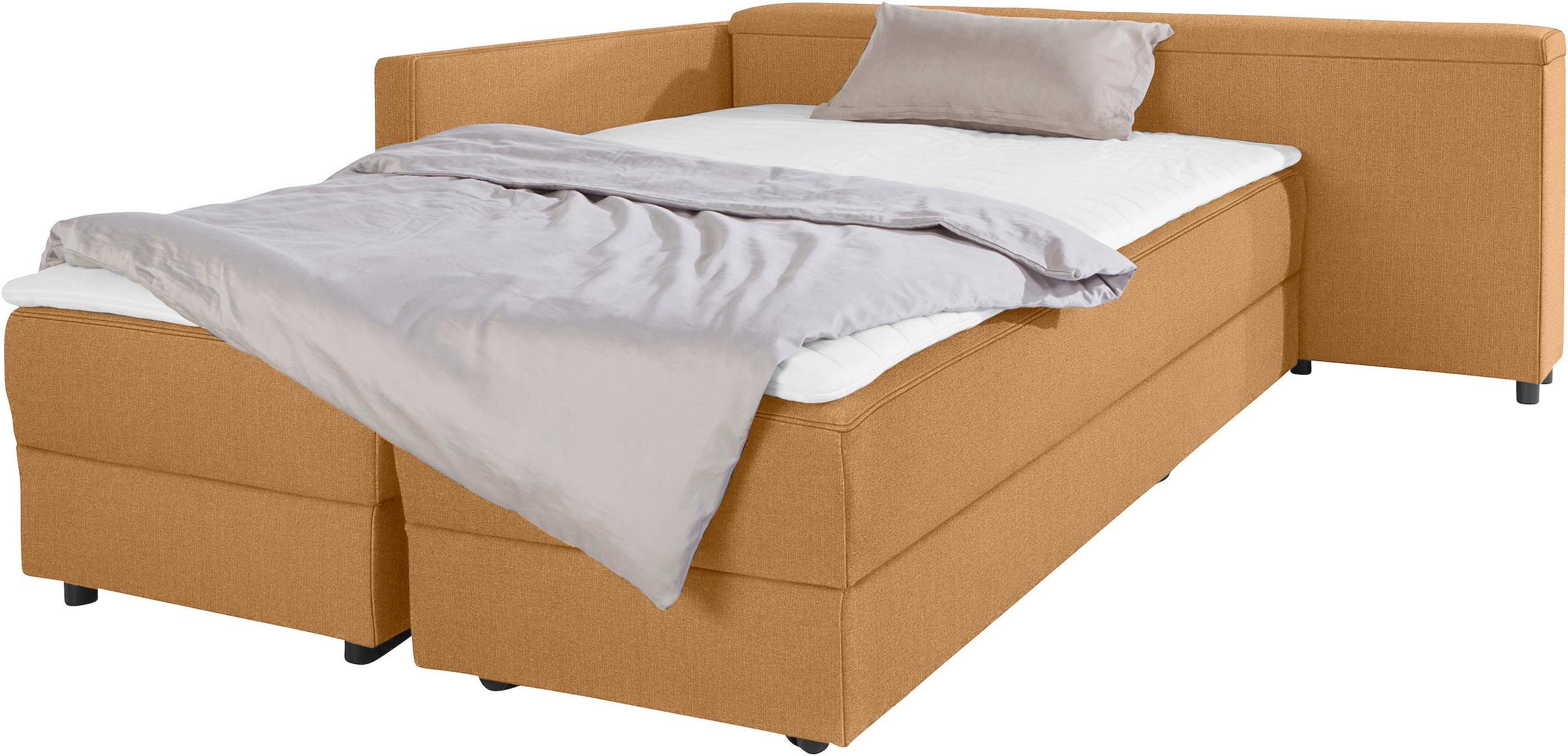 LOOKS by Wolfgang Joop Ecksofa »LooksIII L-Form« durch Drehfunktion zum Bett wandelbar, inklusive Staufach