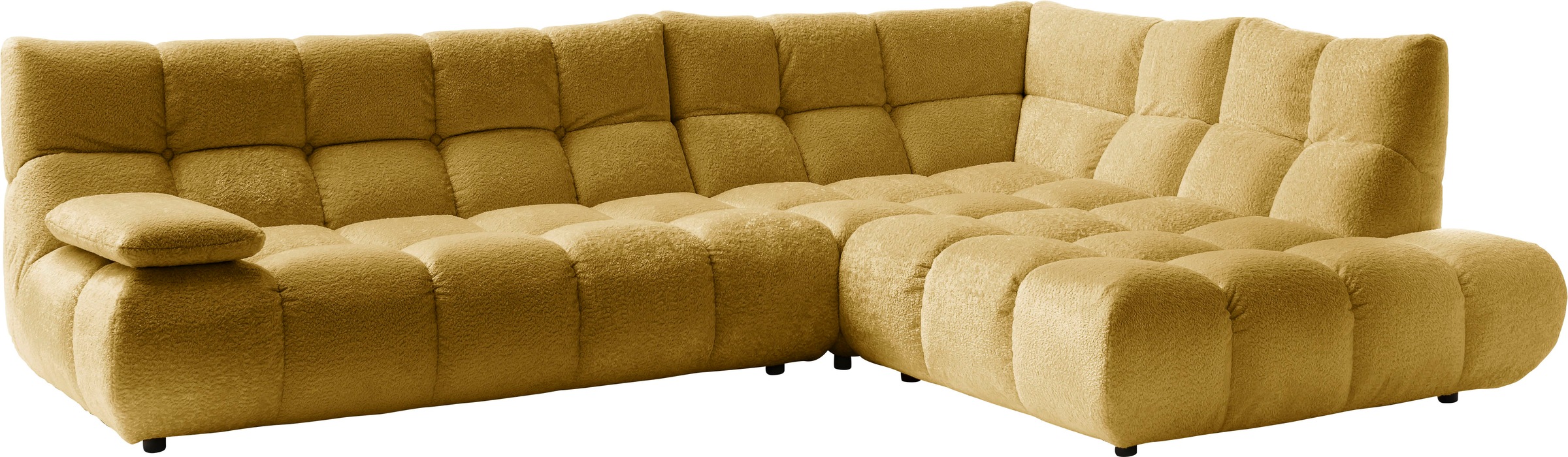 Home affaire Ecksofa »Cozy Bubble, mit klappbarer Armlehne, Breite 324 cm«