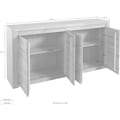 Premium collection by Home affaire Sideboard »Burani«, grifflose Optik