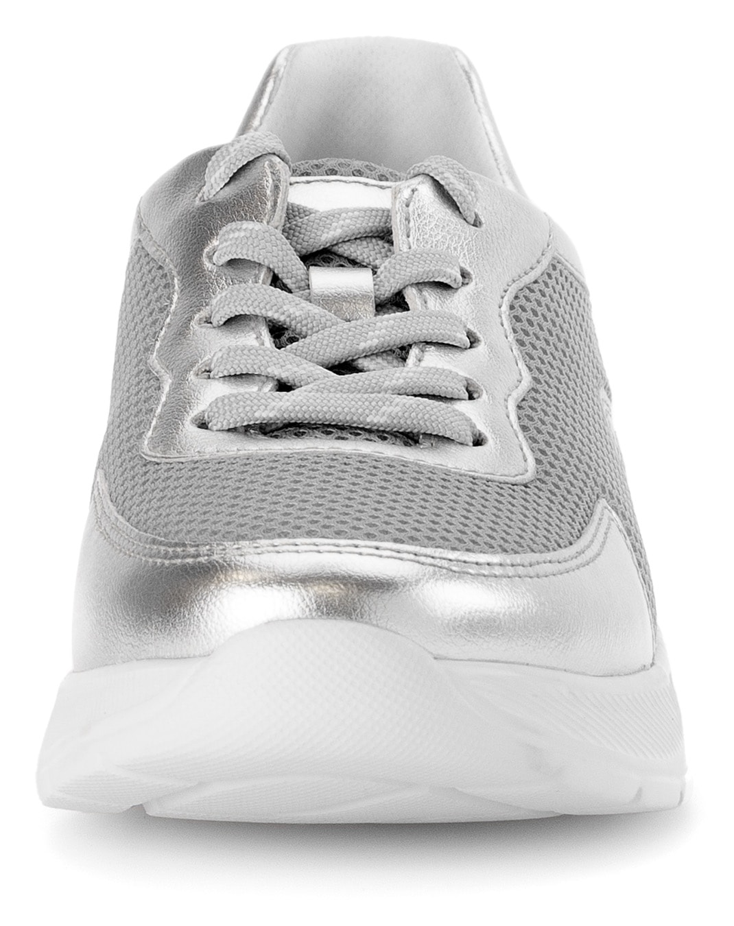 Gabor Rollingsoft Keilsneaker, Freizeitschuh, Halbschuh, Schnürschuh mit Wechselfußbett