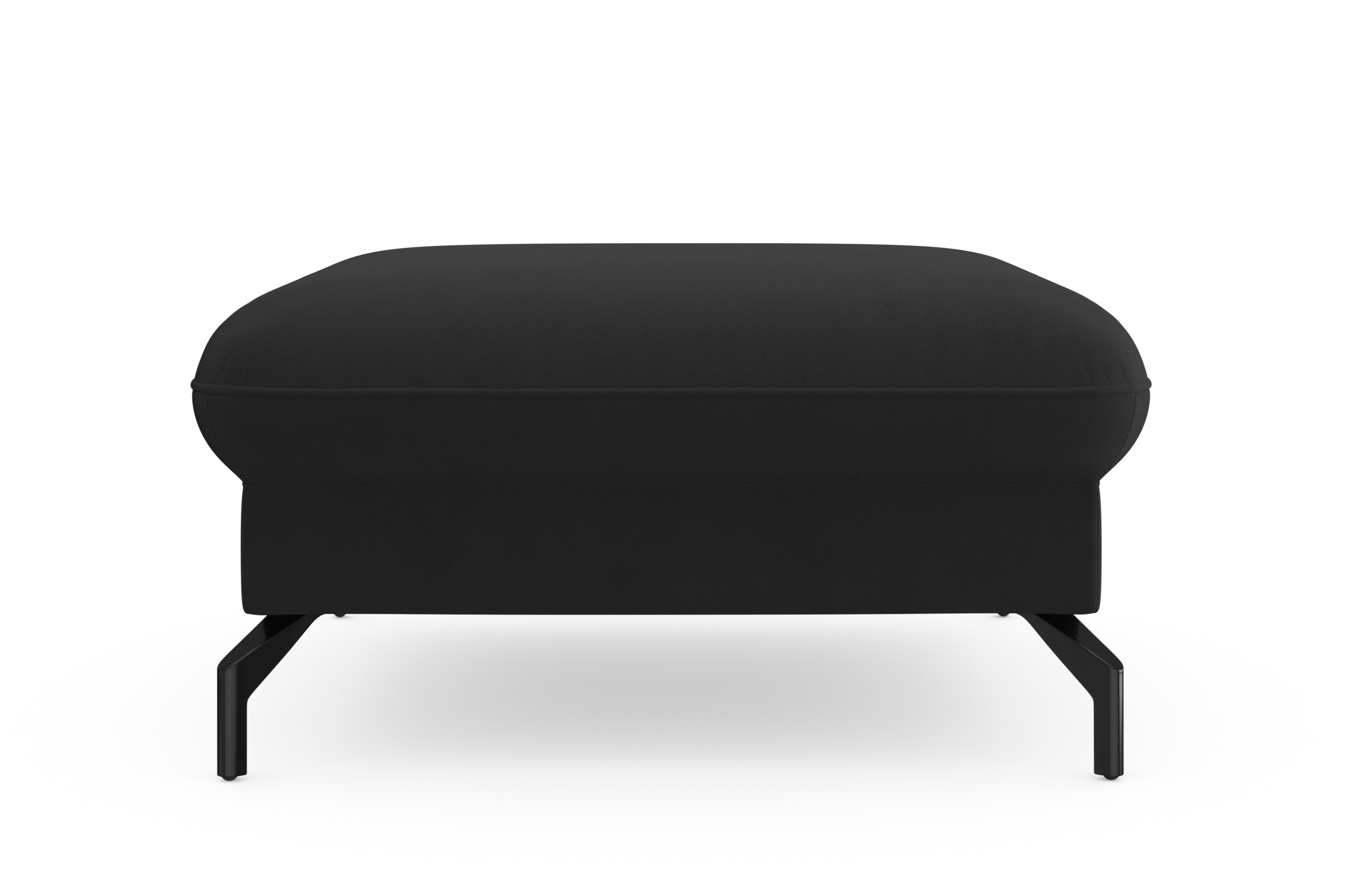 sit&more Hocker »Fashion« inklusive Federkern, mit hochwertigen, schwarzen Metallfüßen