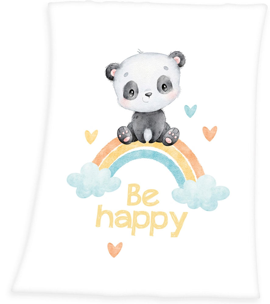 Panda«, online Baby Best liebevollem Babydecke Motiv kaufen mit »Regenbogen