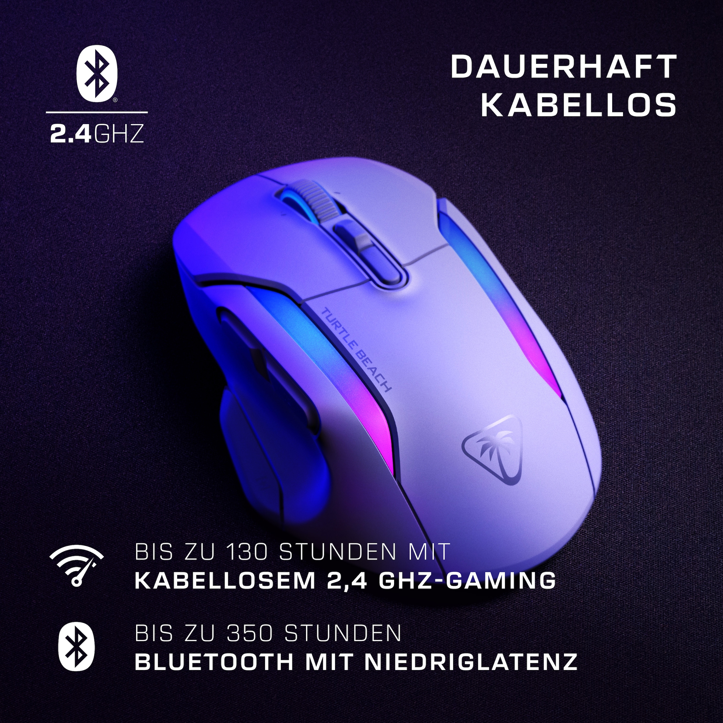 Turtle Beach Gaming-Maus »Kone II Air«, Bluetooth-Funk