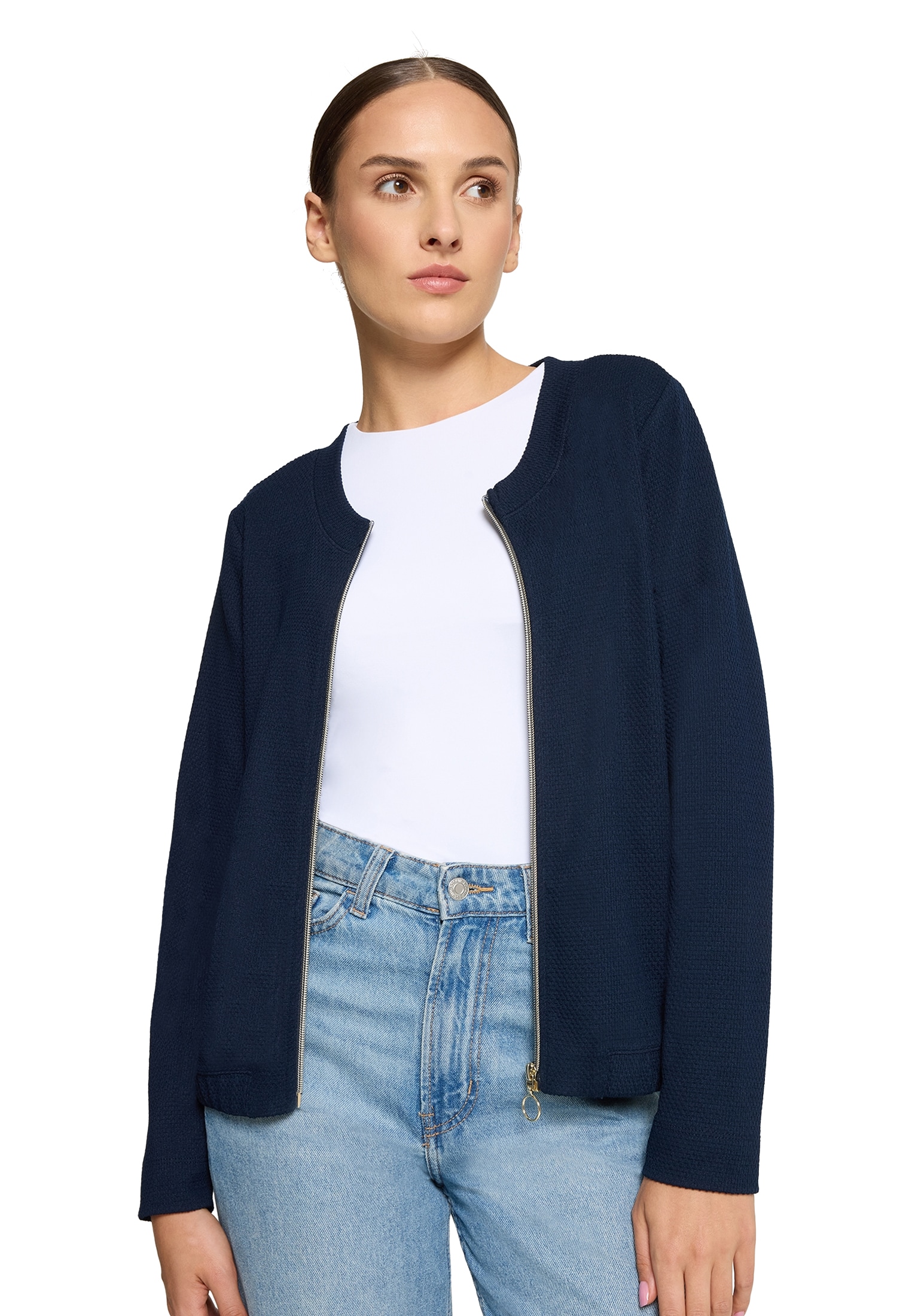 Betty Barclay Sweatshirt »Shirtjacke mit Struktur«