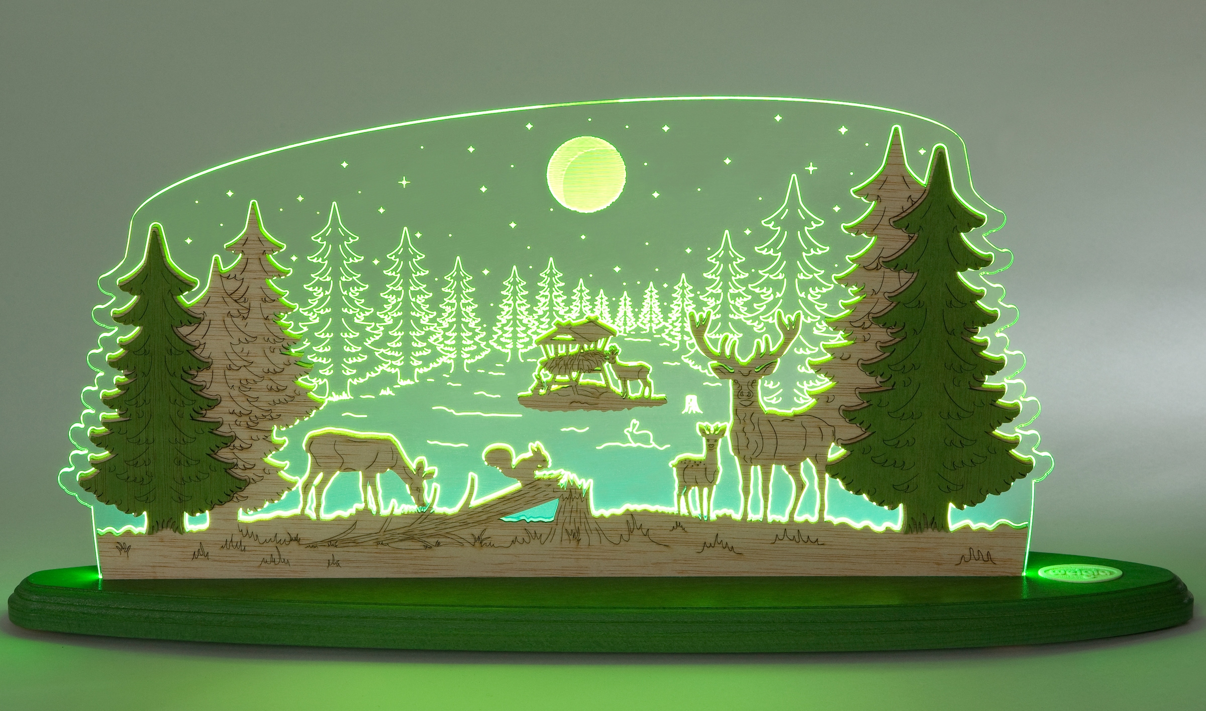 Optik »Waldidylle, 3D günstig in online Weihnachtsdeko«, Lichterbogen Weigla kaufen