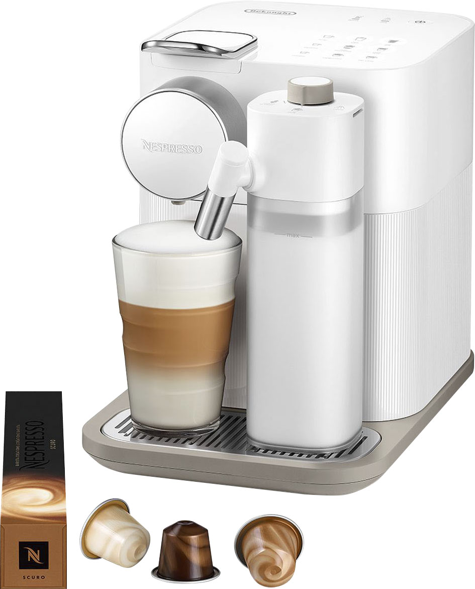 Kapselmaschine »EN640.W von DeLonghi, white«, inkl. Willkommenspaket mit 14 Kapseln