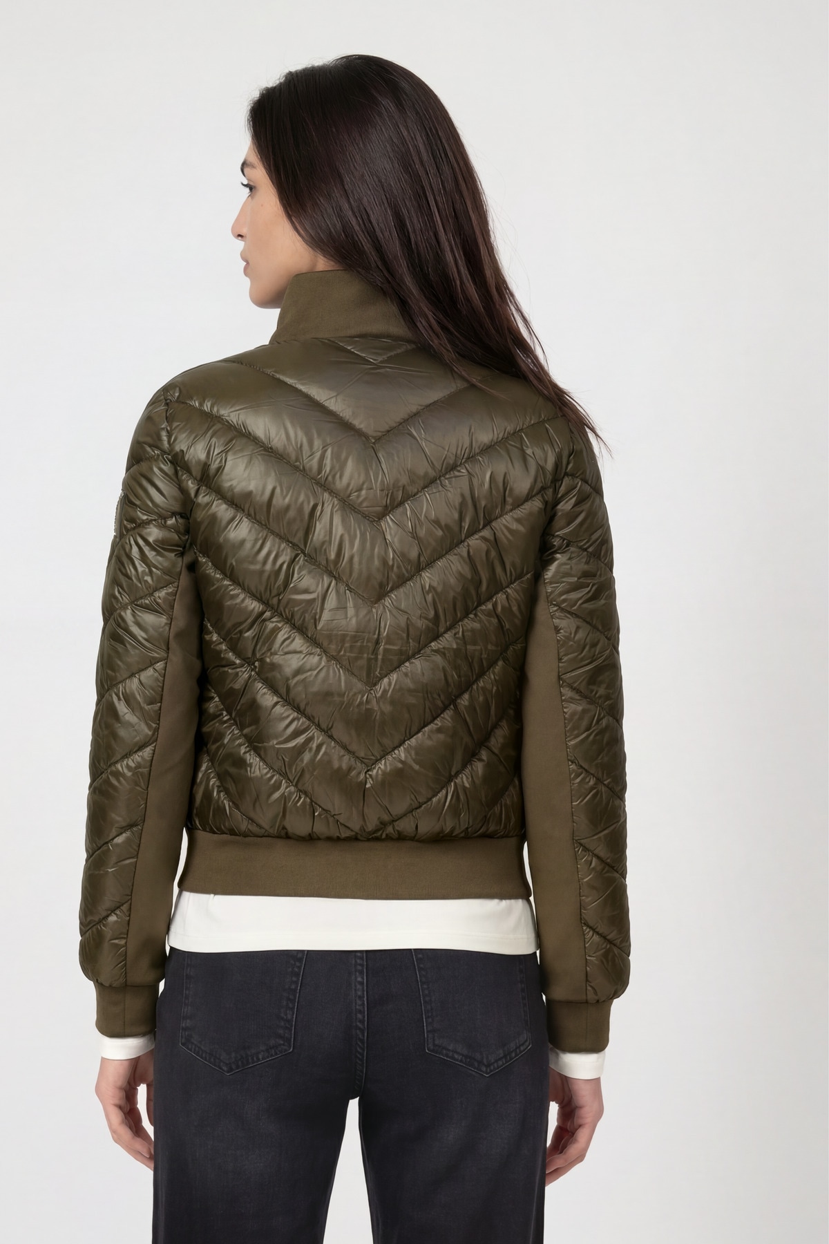 Monari Steppjacke »Jacke Stepp + Neopren« ohne Kapuze Regular fit mit Stehkragen