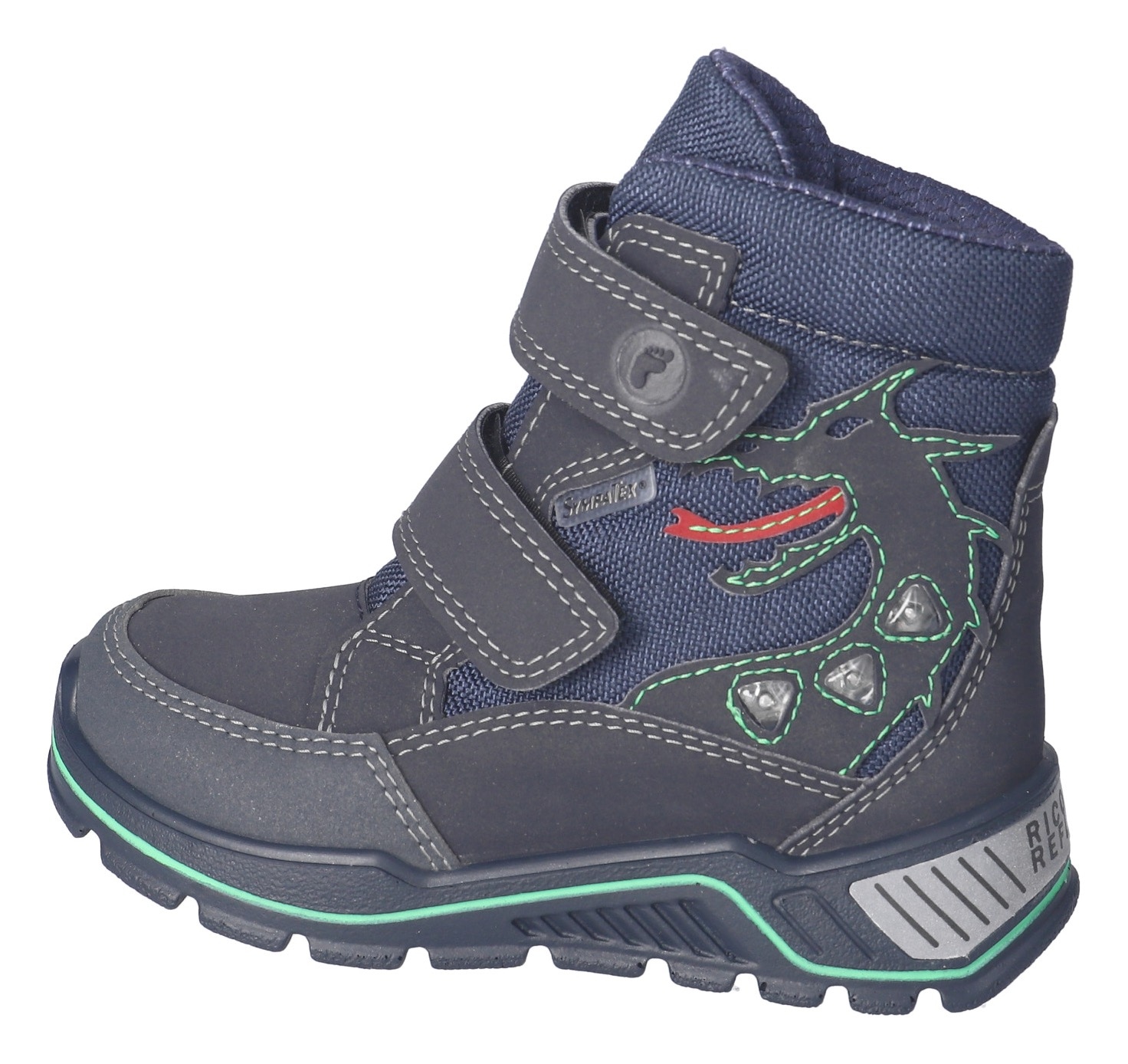 Ricosta Winterstiefel »Grisu WMS: normal«  Klettstiefel Blinkfunktion, Größenschablone zum Download