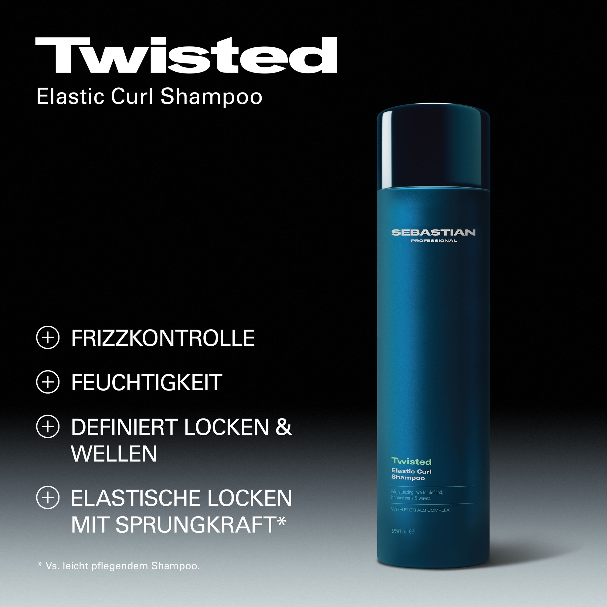 Sebastian Professional Haarshampoo »Twisted Shampoo« mit feuchtigkeitsspendender Pflege
