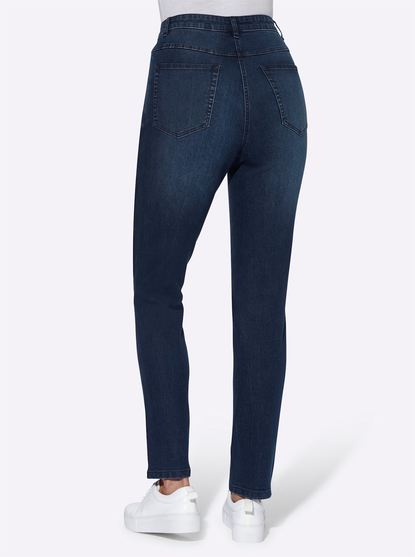 Classic Basics High-waist-Jeans, (1 tlg.)