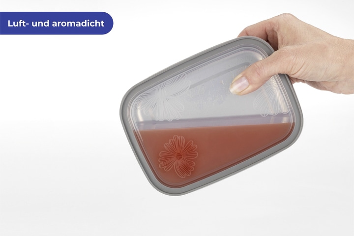 Maximex Lunchbox »Edelstahl«, (Set, 3 tlg.), Brotdosen in 3 Größen, luftdichte Deckel, spülmaschinengeeignet