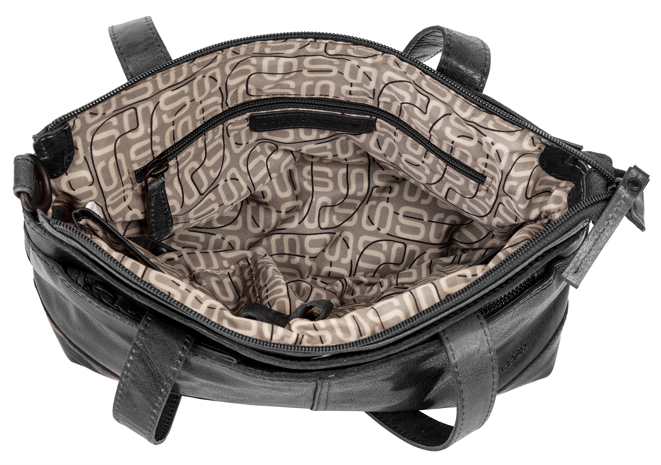 Spikes & Sparrow Henkeltasche, echt Leder