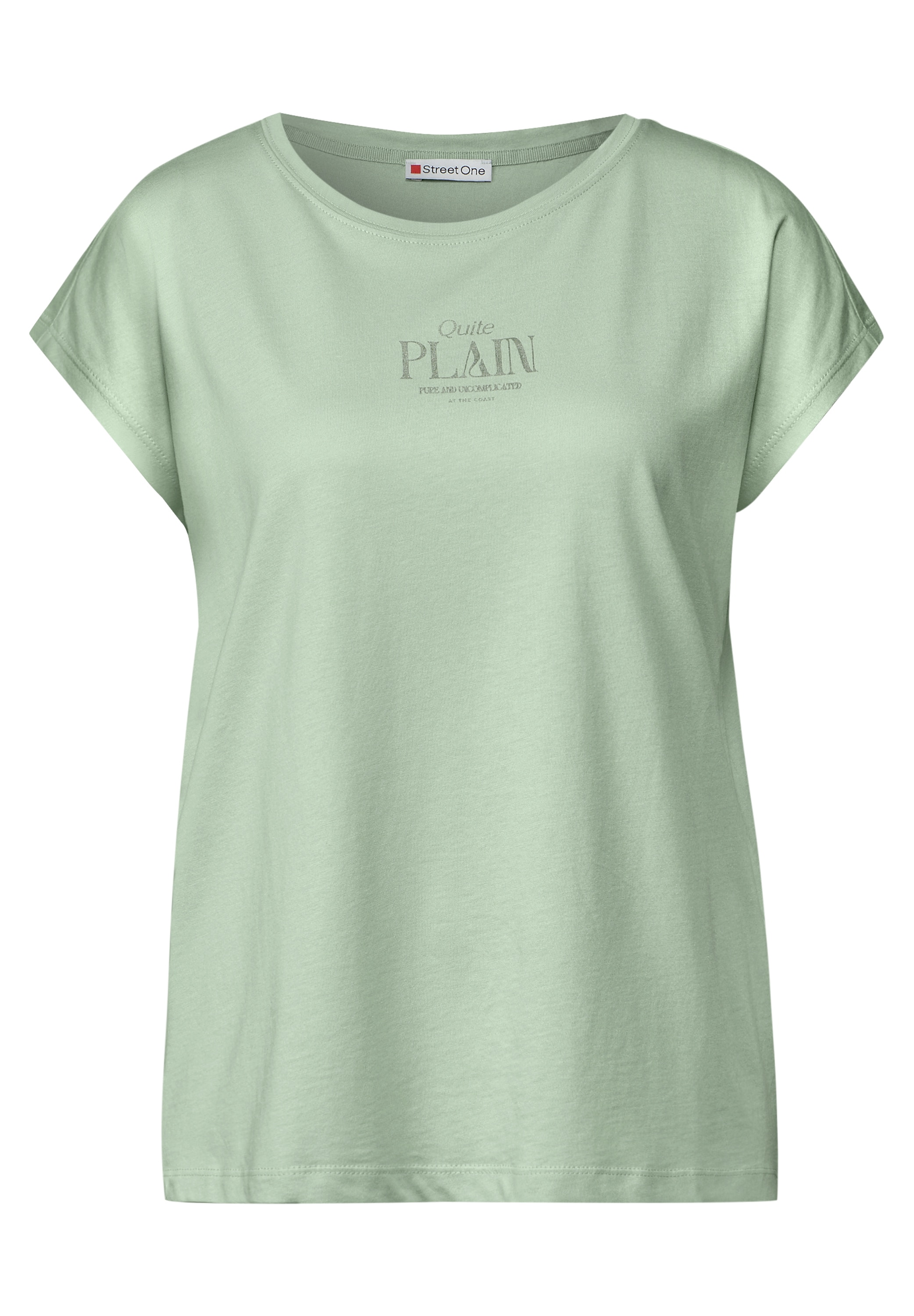 STREET ONE Shirttop, mit Wording Print