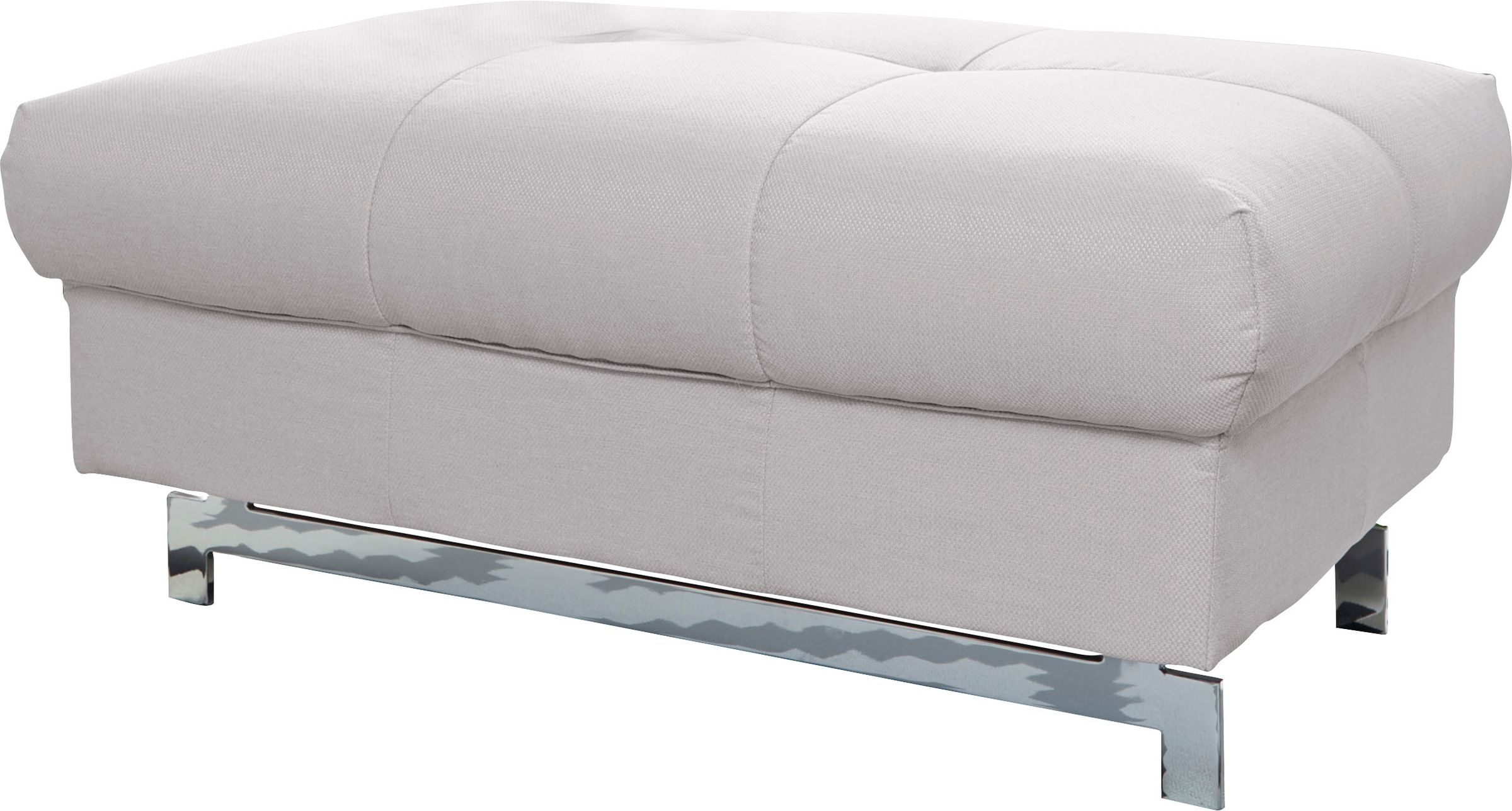 COTTA Polstergarnitur »Chef«, (Set, 2 tlg.), bestehend aus Ecksofa und Hocker, mit Kopfteilverstellung