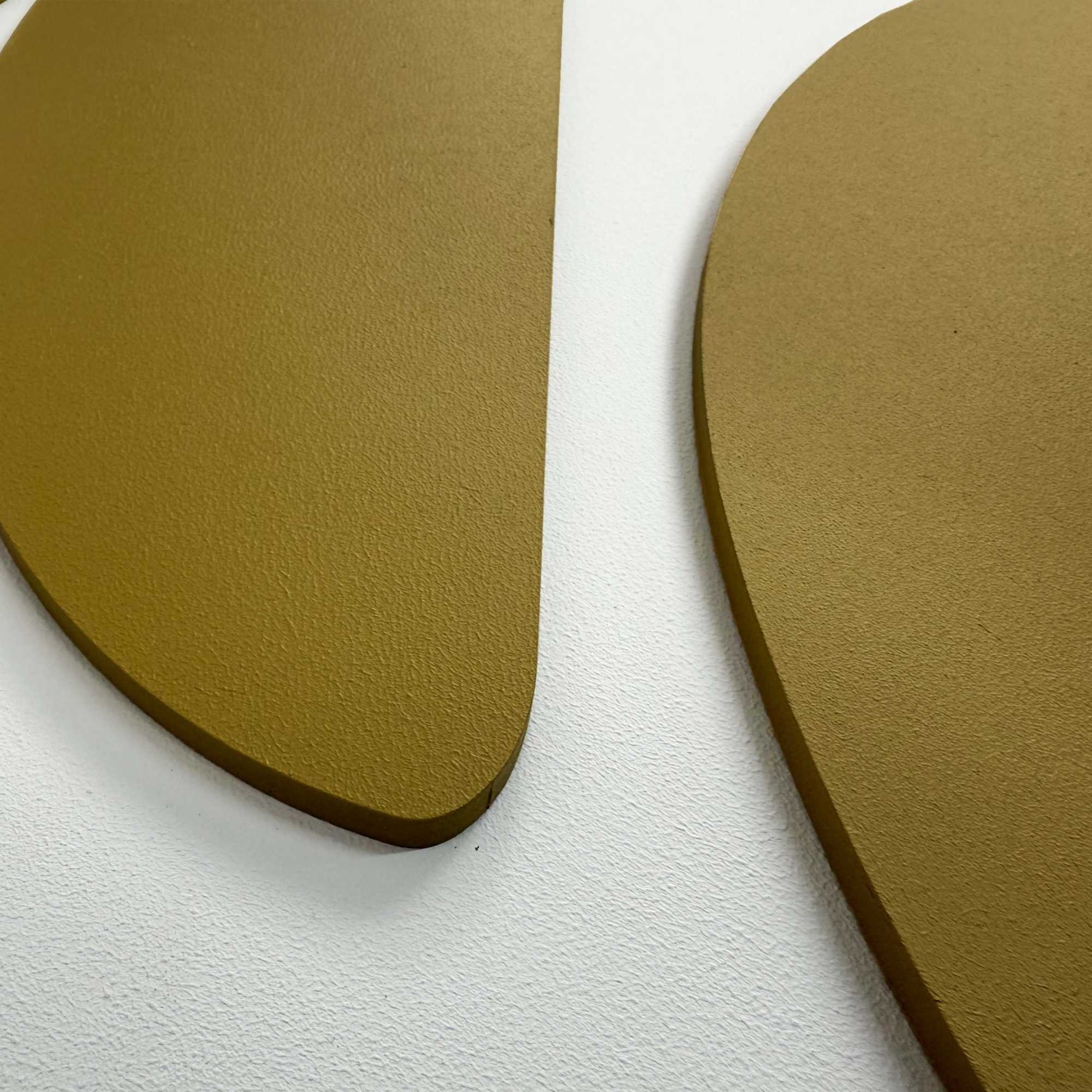 Reinders! Wandbild »Organic Pebbles green« Wohnzimmer - Grün - MDF - Abstrakt - 50x70 cm