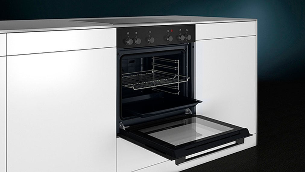SIEMENS Elektro-Herd-Set »HEO010FBAO«, mit Teleskopauszug nachrüstbar, Großflächengrill