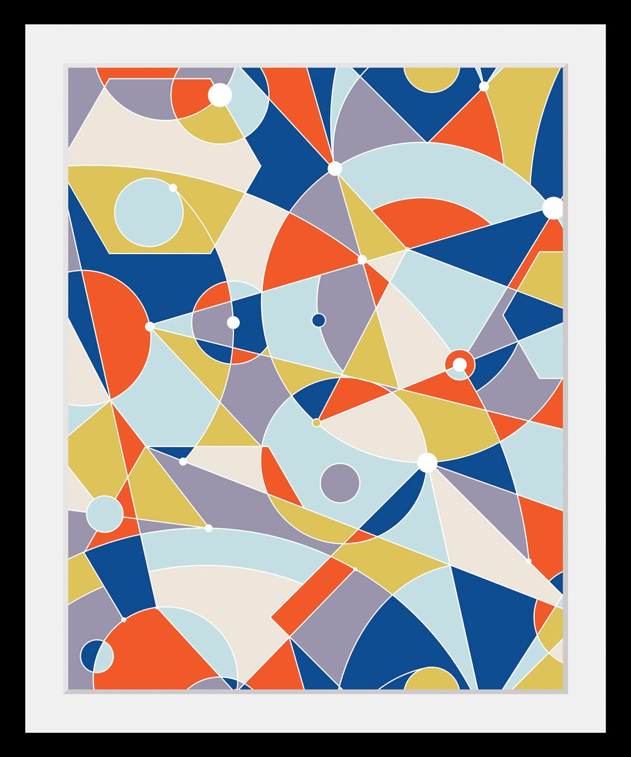 queence Bild »Selena« Abstrakt | Figuren | Kunst | Zeichen 1 Stk. tlg. HD Premium Poster-Druck inkl. Holzrahmen