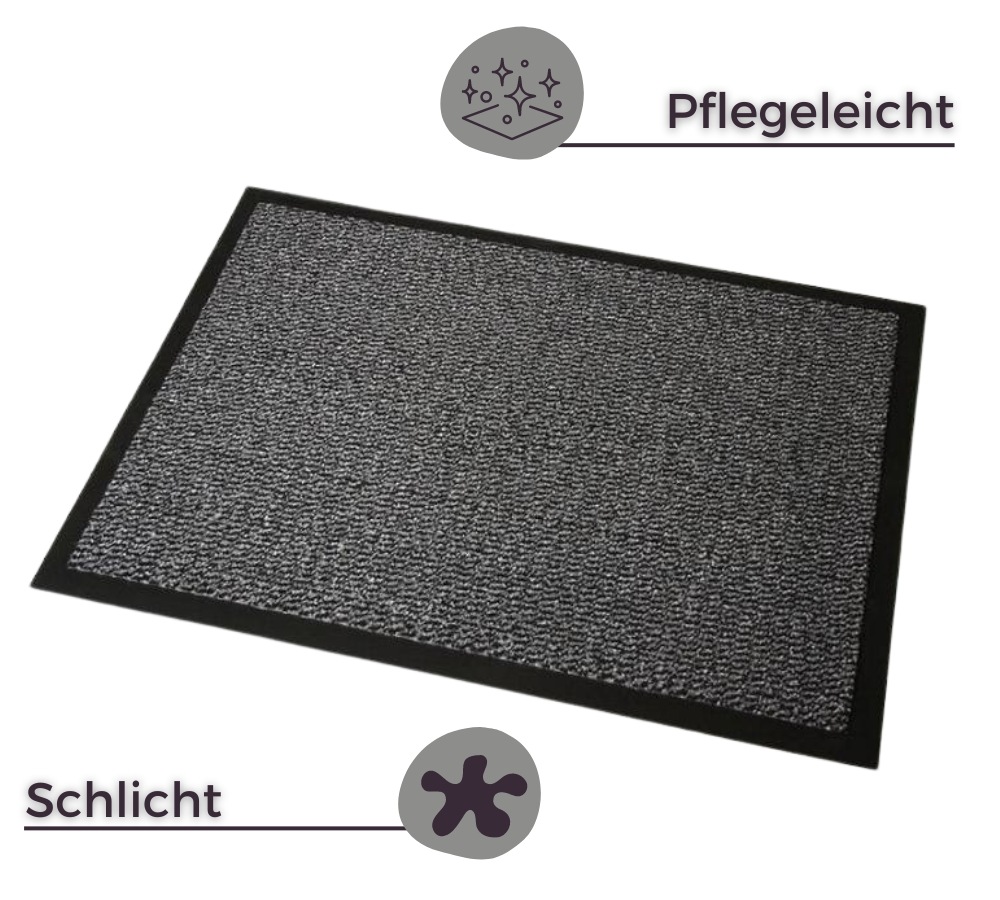 HANSE Home Fußmatte »Faro Line, Türmatte«, rechteckig, 10 mm Höhe, Waschbar, Schmutzfangmatte, Outdoor, Innen, Rutschfest, Wetterfest