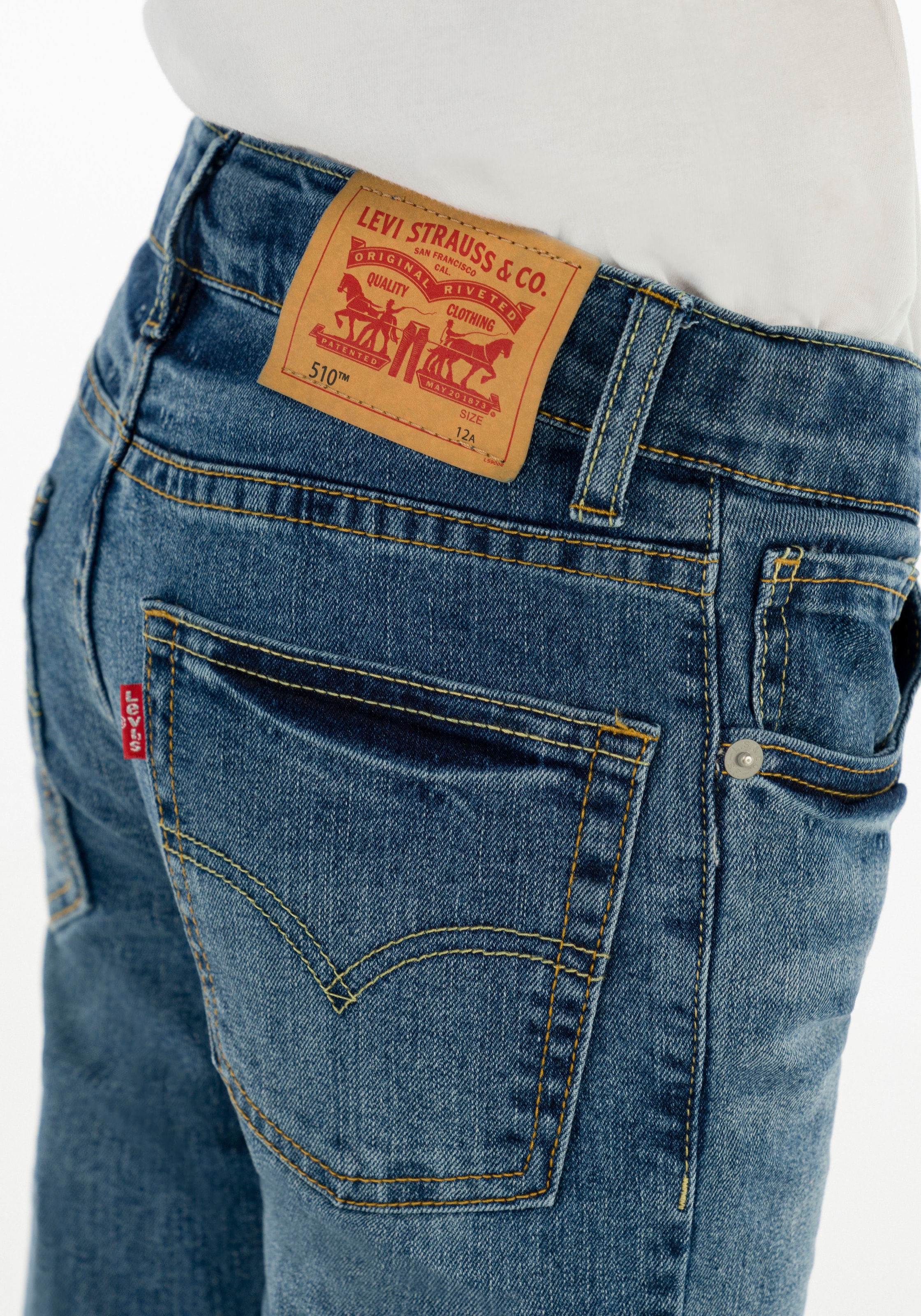 Levi's® Kids Skinny-fit-Jeans »LVB-510 SKINNY FIT JEANS«, for BOYS