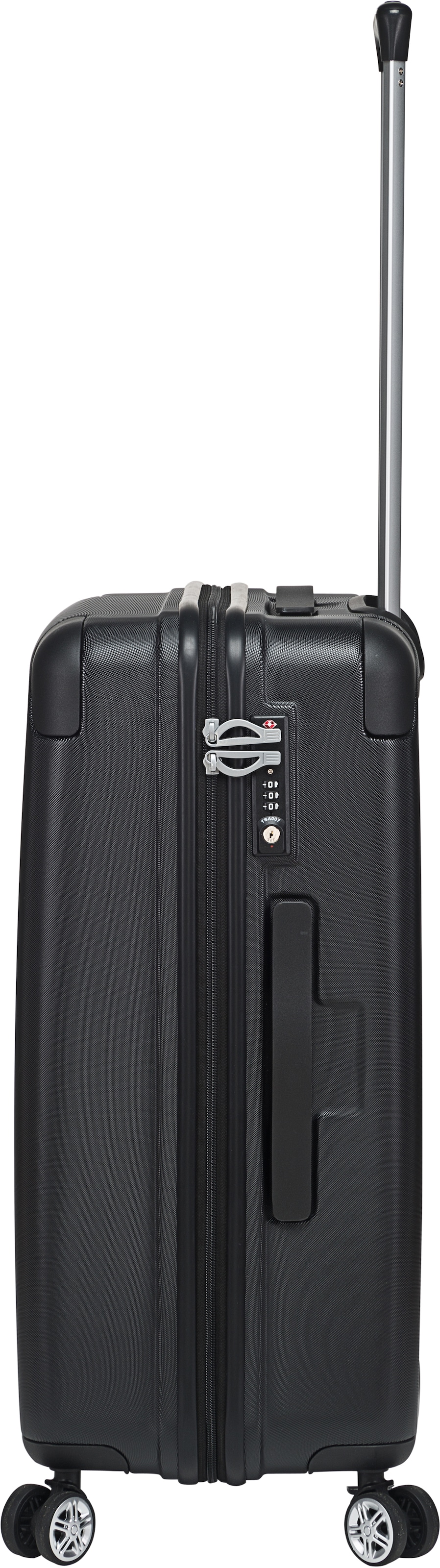 Stratic Hartschalen-Trolley »Stripe, 66 cm«, 4 Rollen, Reisekoffer Reisegepäck Aufgabegepäck TSA-Zahlenschloss