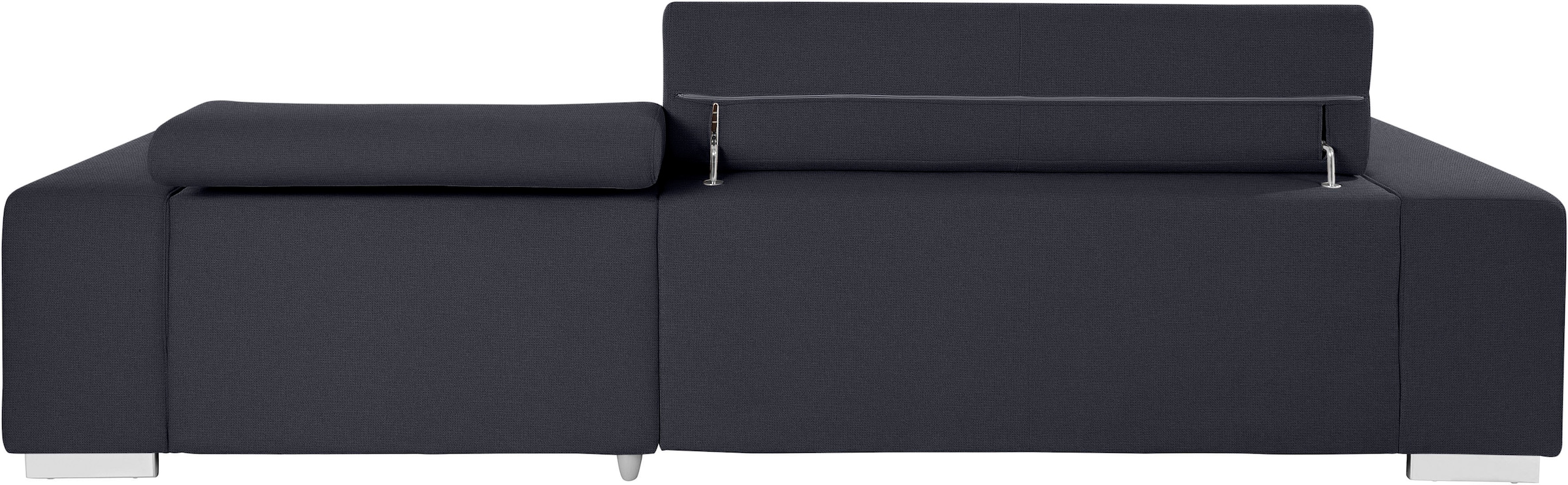 COTTA Ecksofa »Orion L-Form«, mit Kopfteilverstellung & 3 Nierenkissen